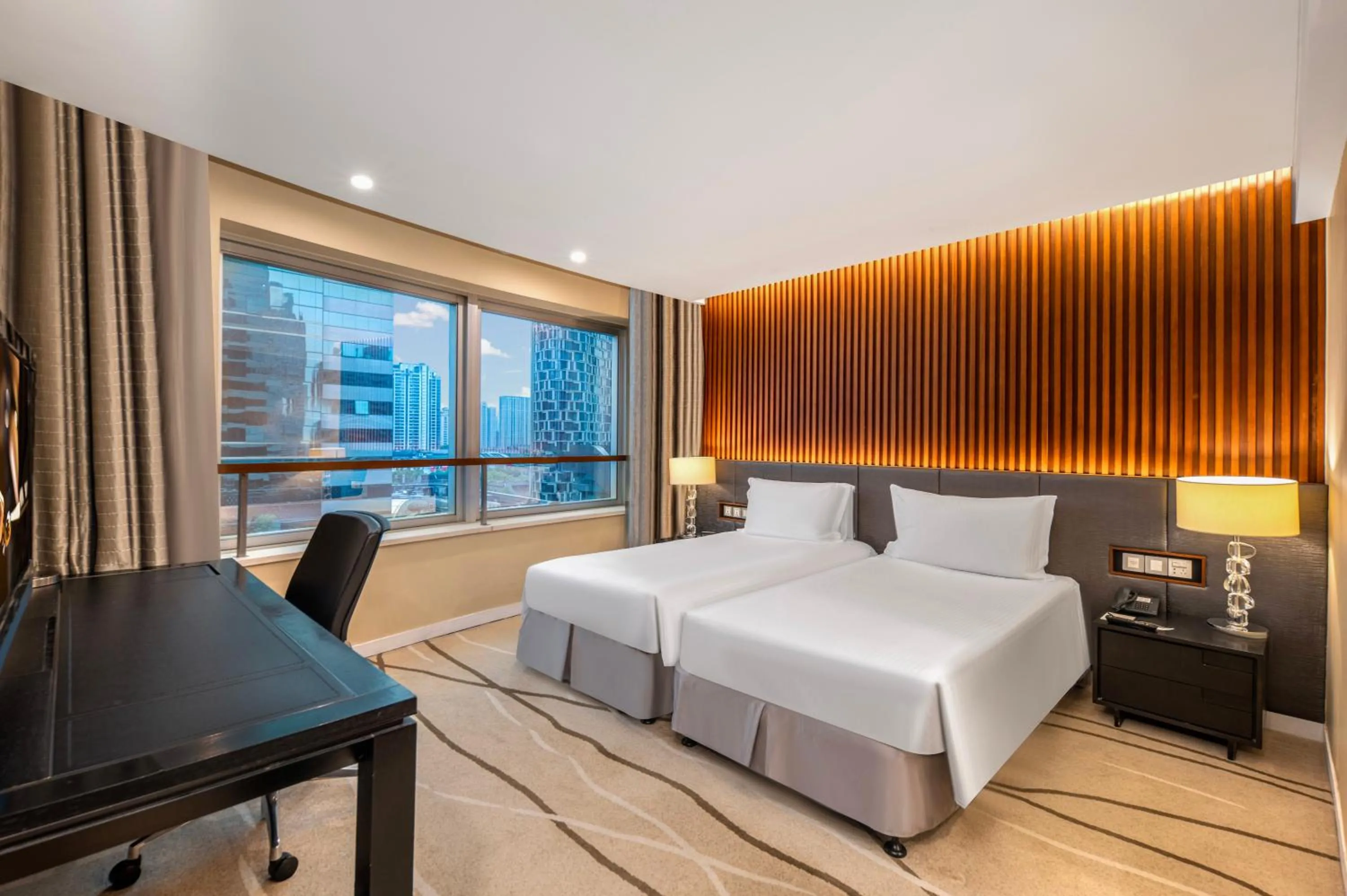 Bedroom, Bed in Ascott Huai Hai Road Shanghai, Xintiandi