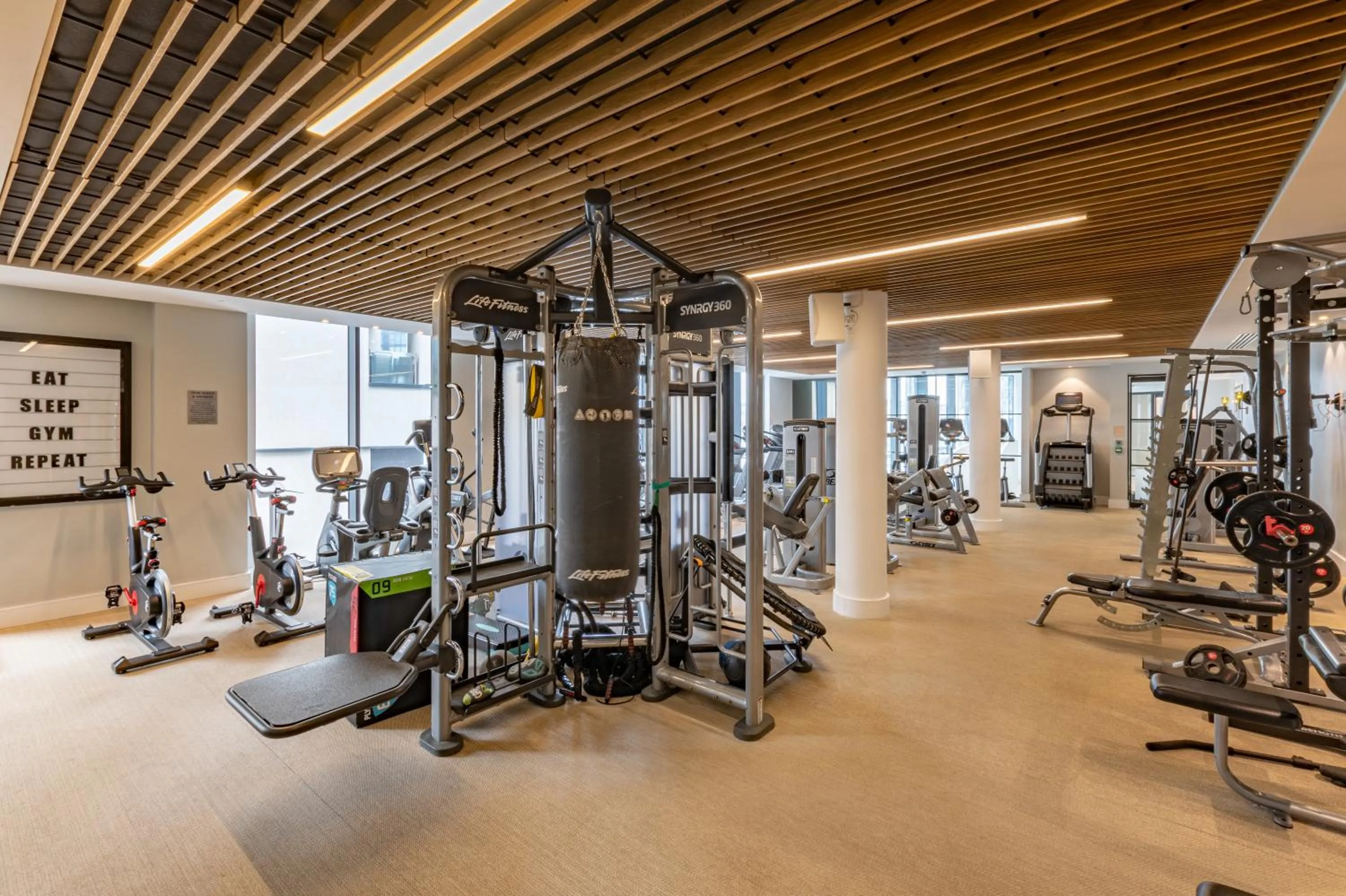 Fitness centre/facilities in Harbour Hotel & Spa Southampton