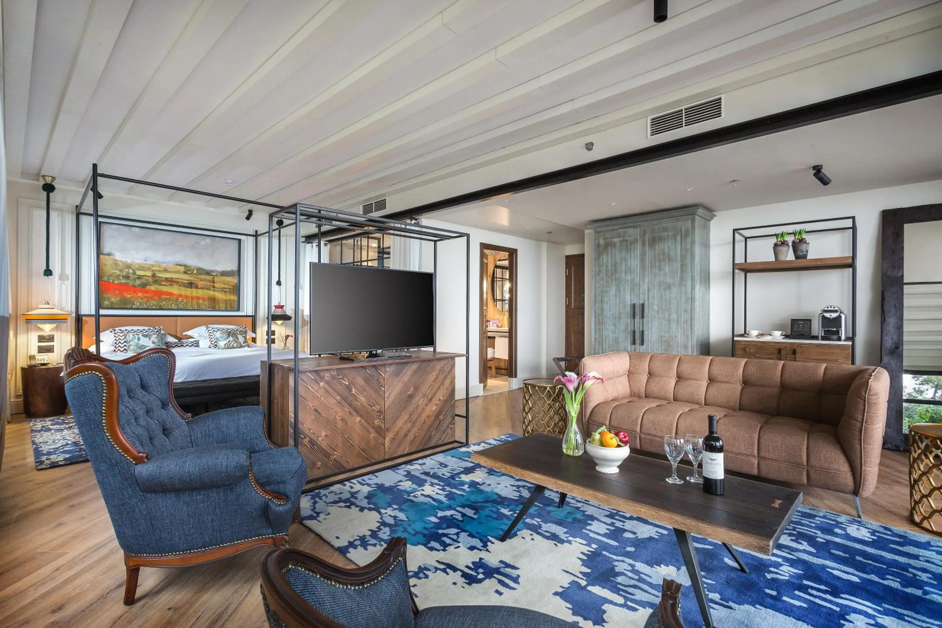 Living room in Mizpe Hayamim by Isrotel Exclusive