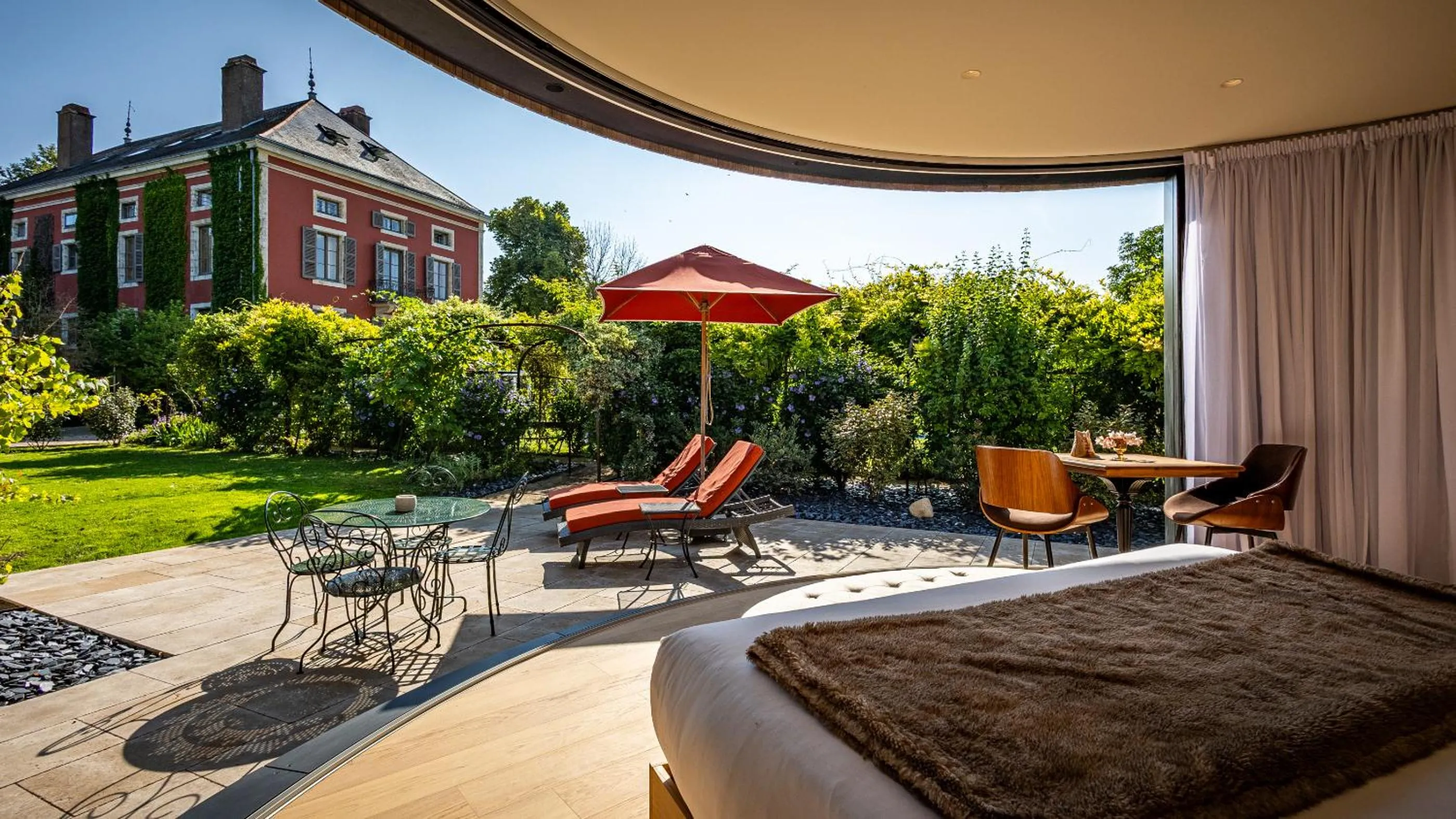 Bedroom in Château de Courban and Spa Nuxe