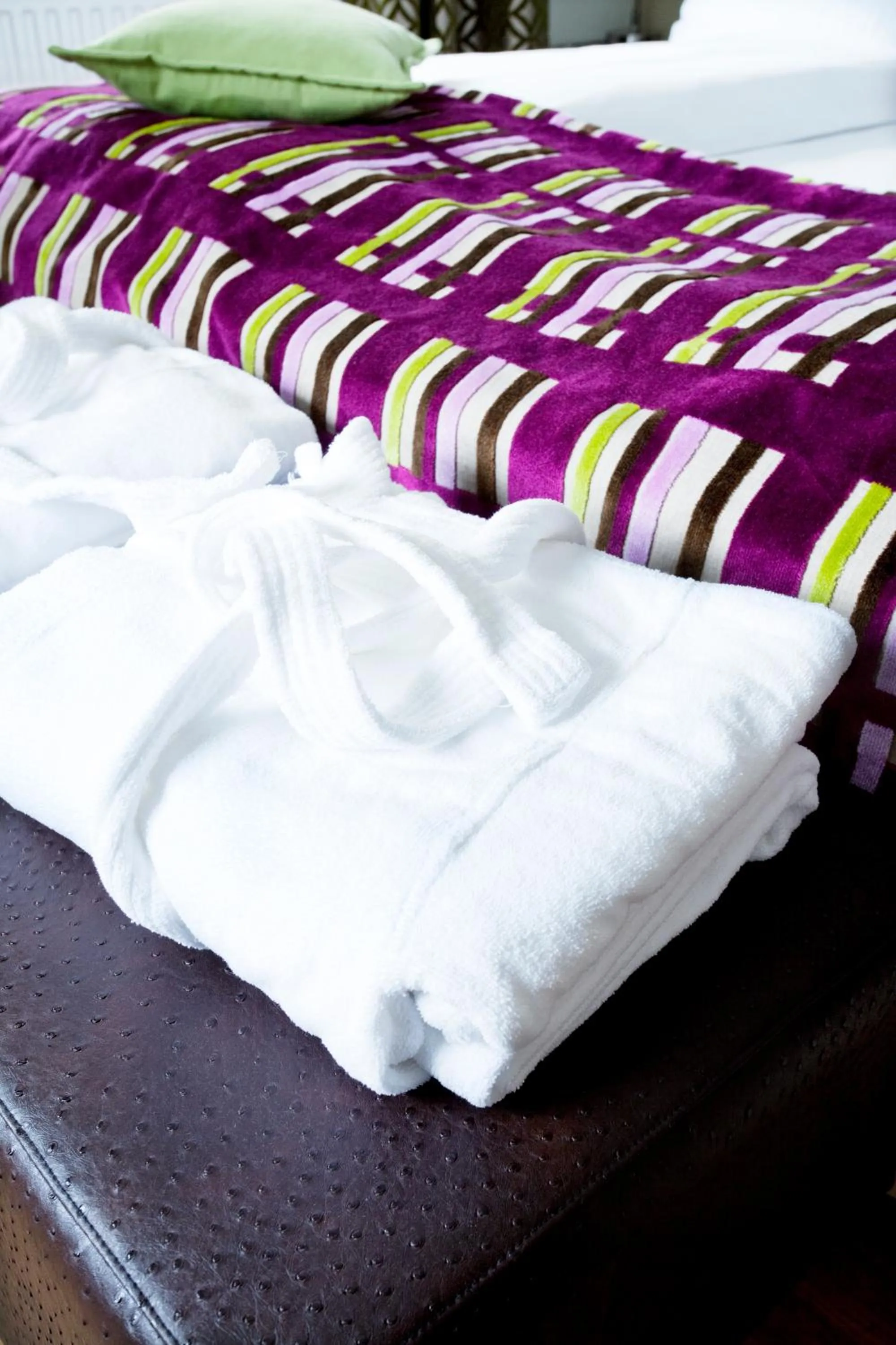 Decorative detail, Bed in Quality Hotel Augustin