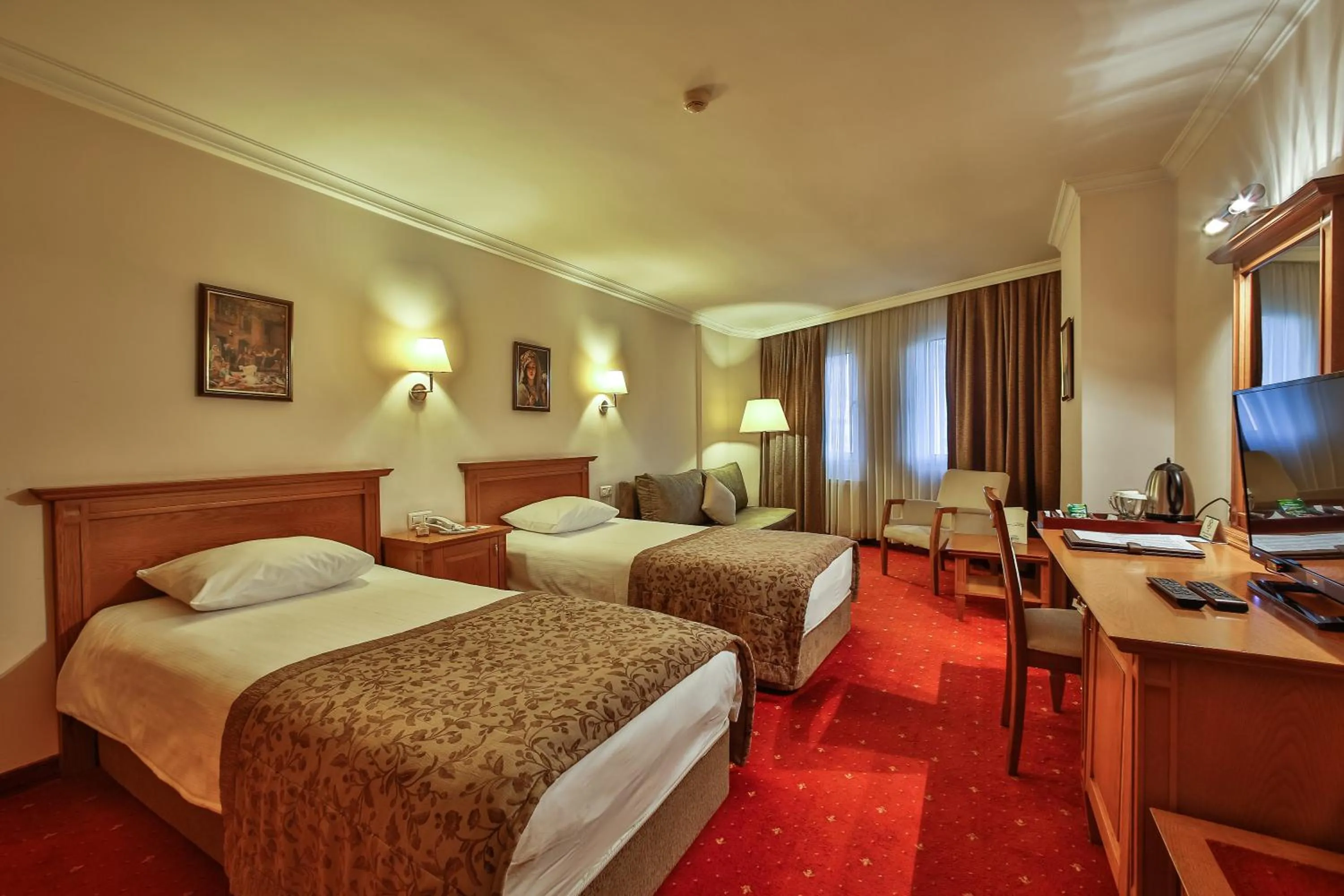 Photo of the whole room, Bed in Central Hotel