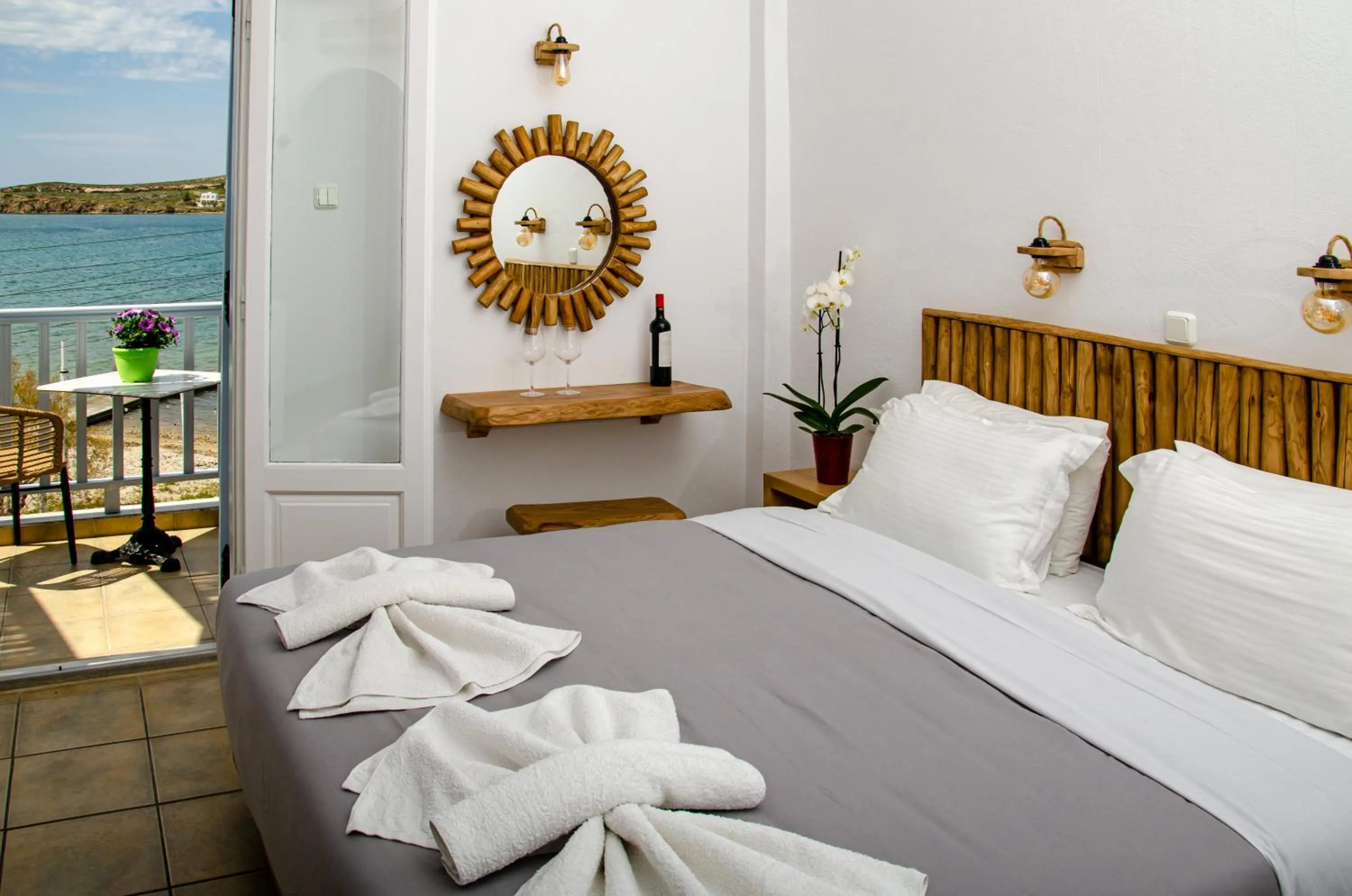 Bed in Hotel Livadia