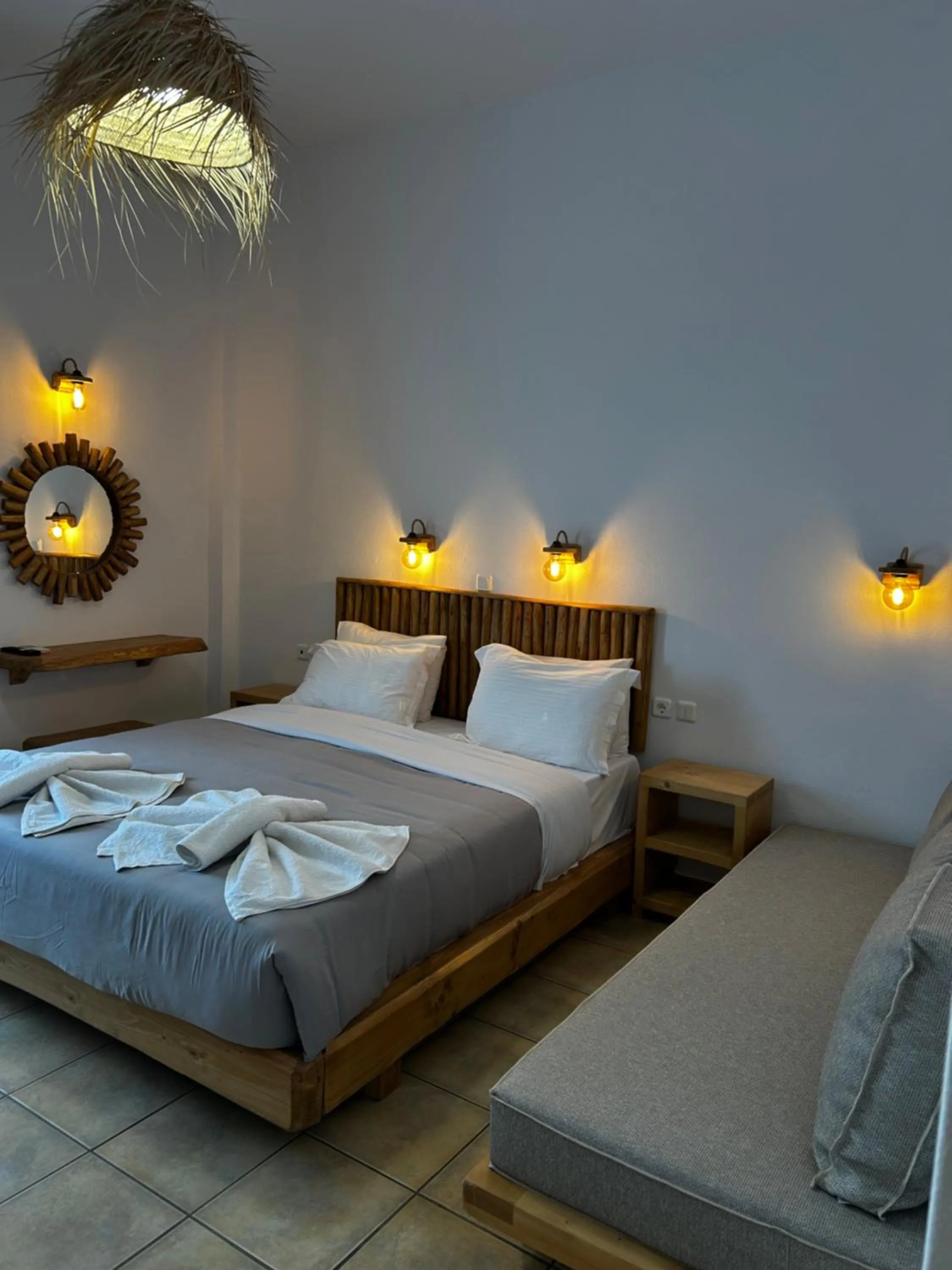 Bed in Hotel Livadia