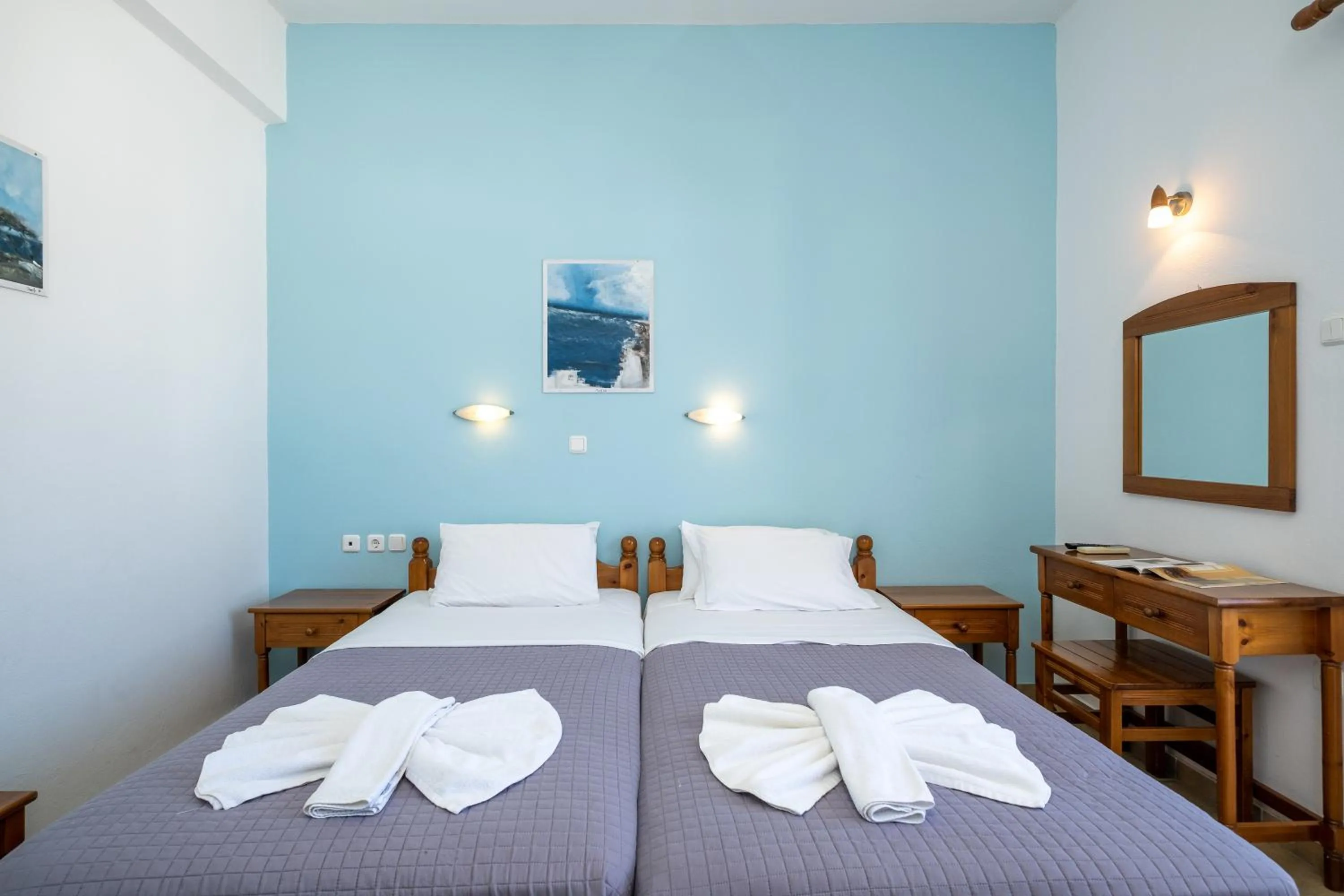 Bed in Hotel Livadia