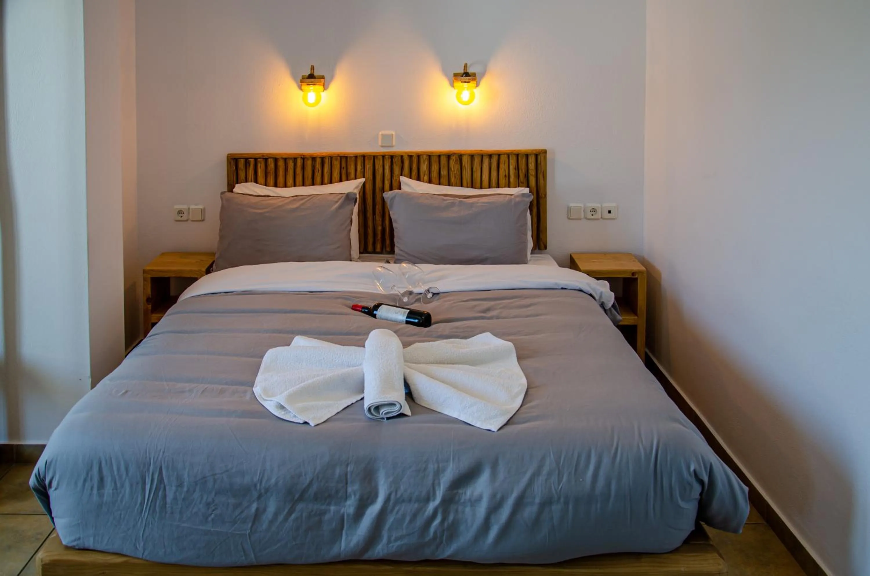 Bed in Hotel Livadia