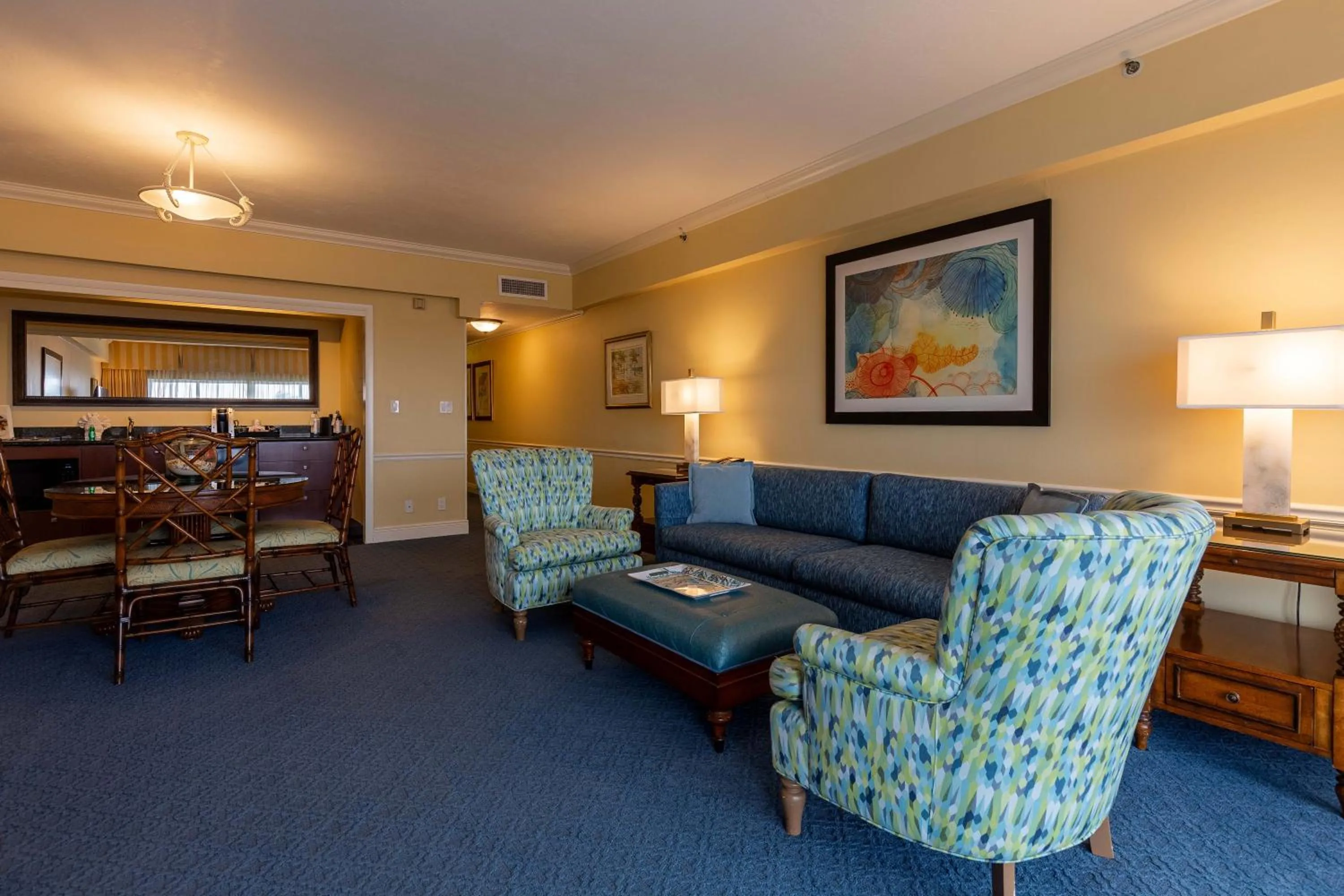 Living room in The Lago Mar Beach Resort and Club