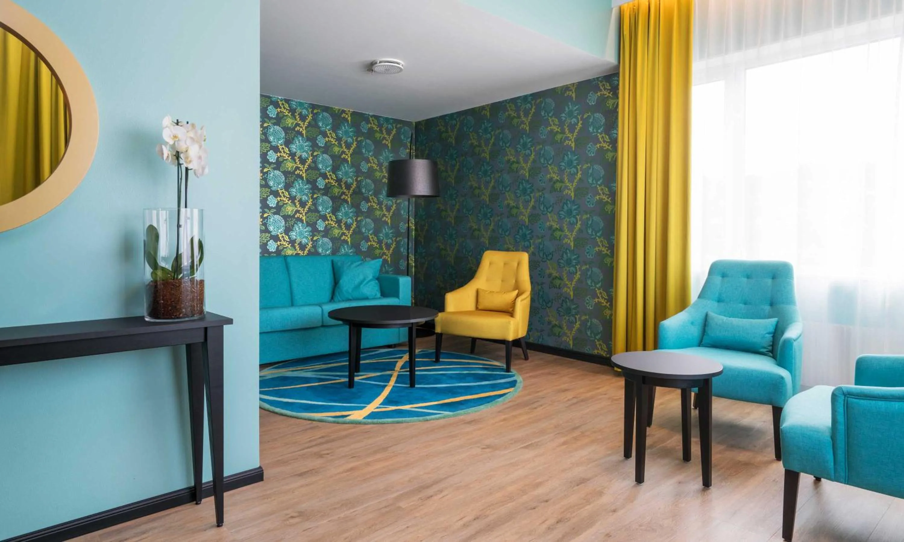 Seating area in Thon Hotel Arena