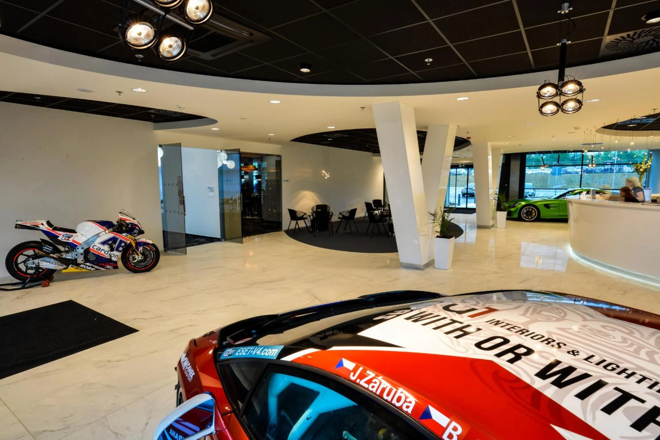 Lobby or reception in Grid Hotel