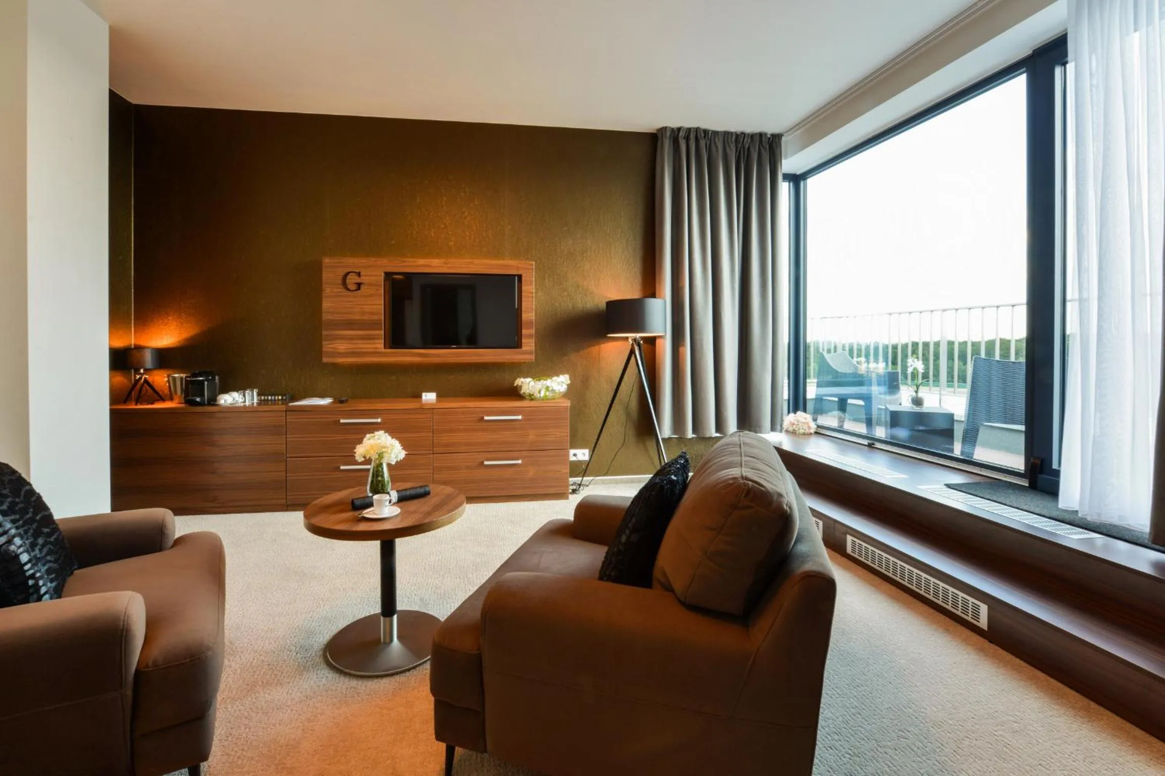 Living room in Grid Hotel