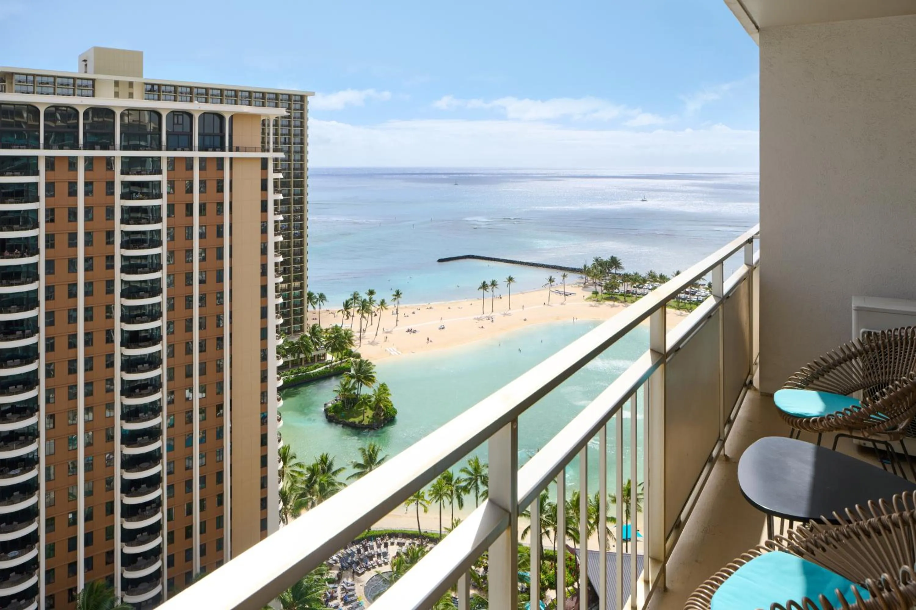 Patio in Ilikai Hotel & Luxury Suites