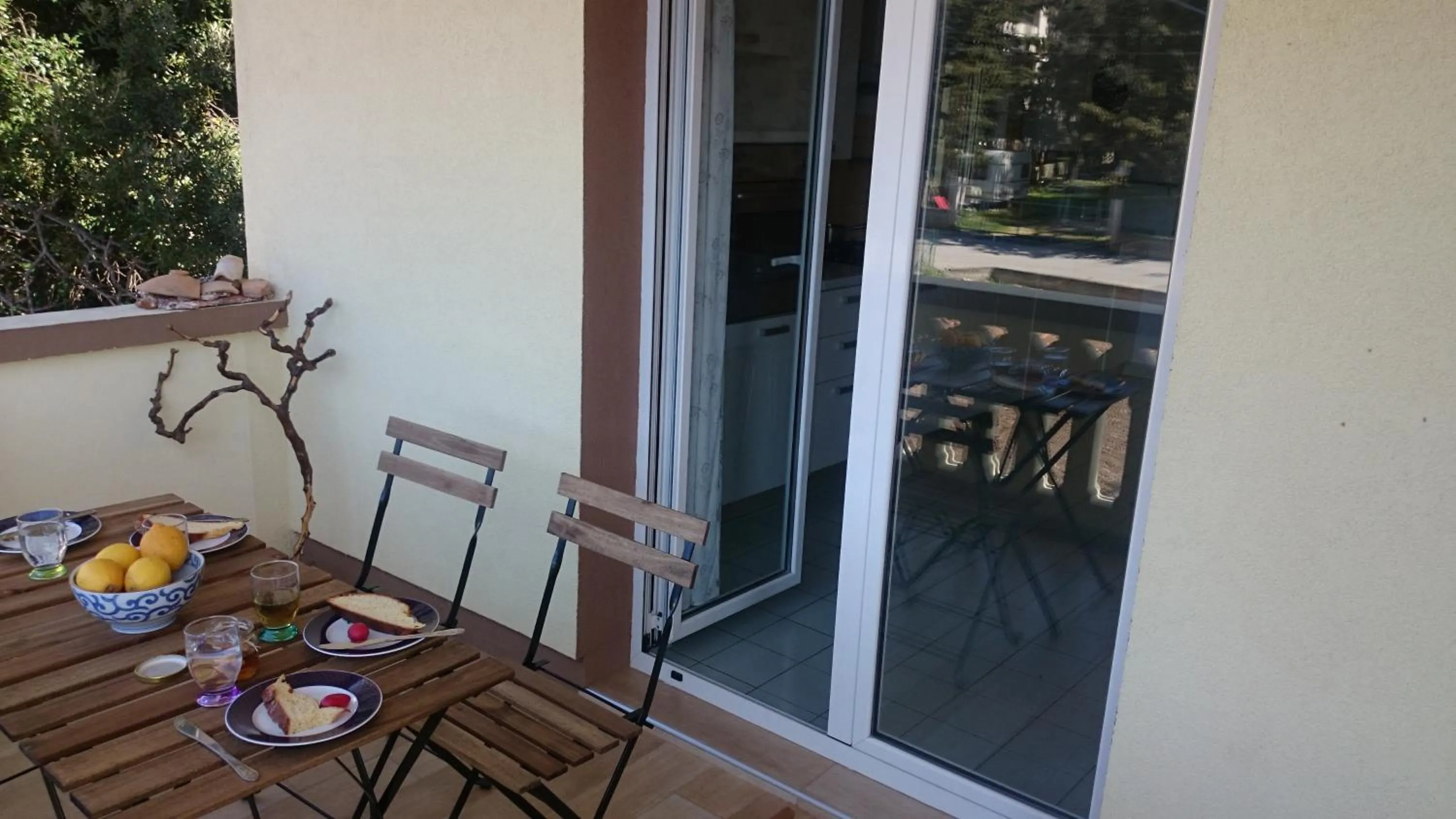 Balcony/Terrace in Apartments Yvonne