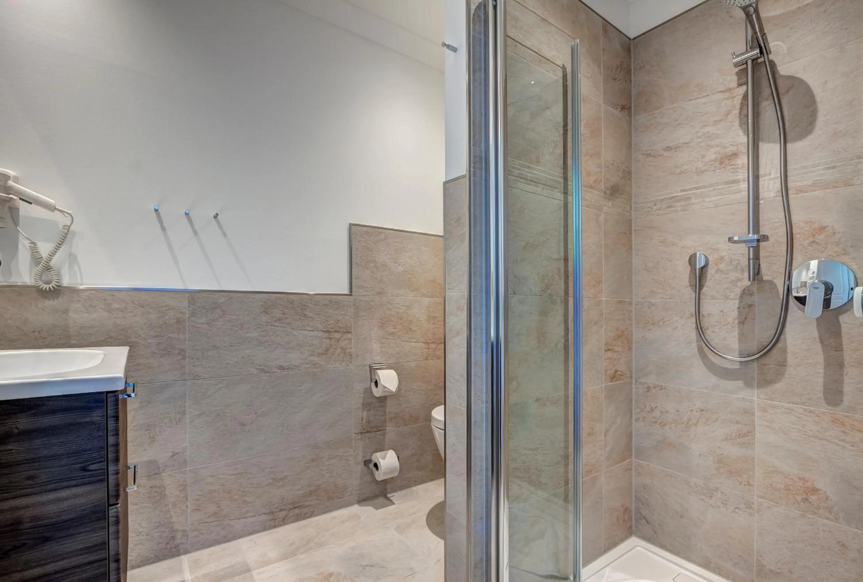 Shower in Aparthotel Villa Lea