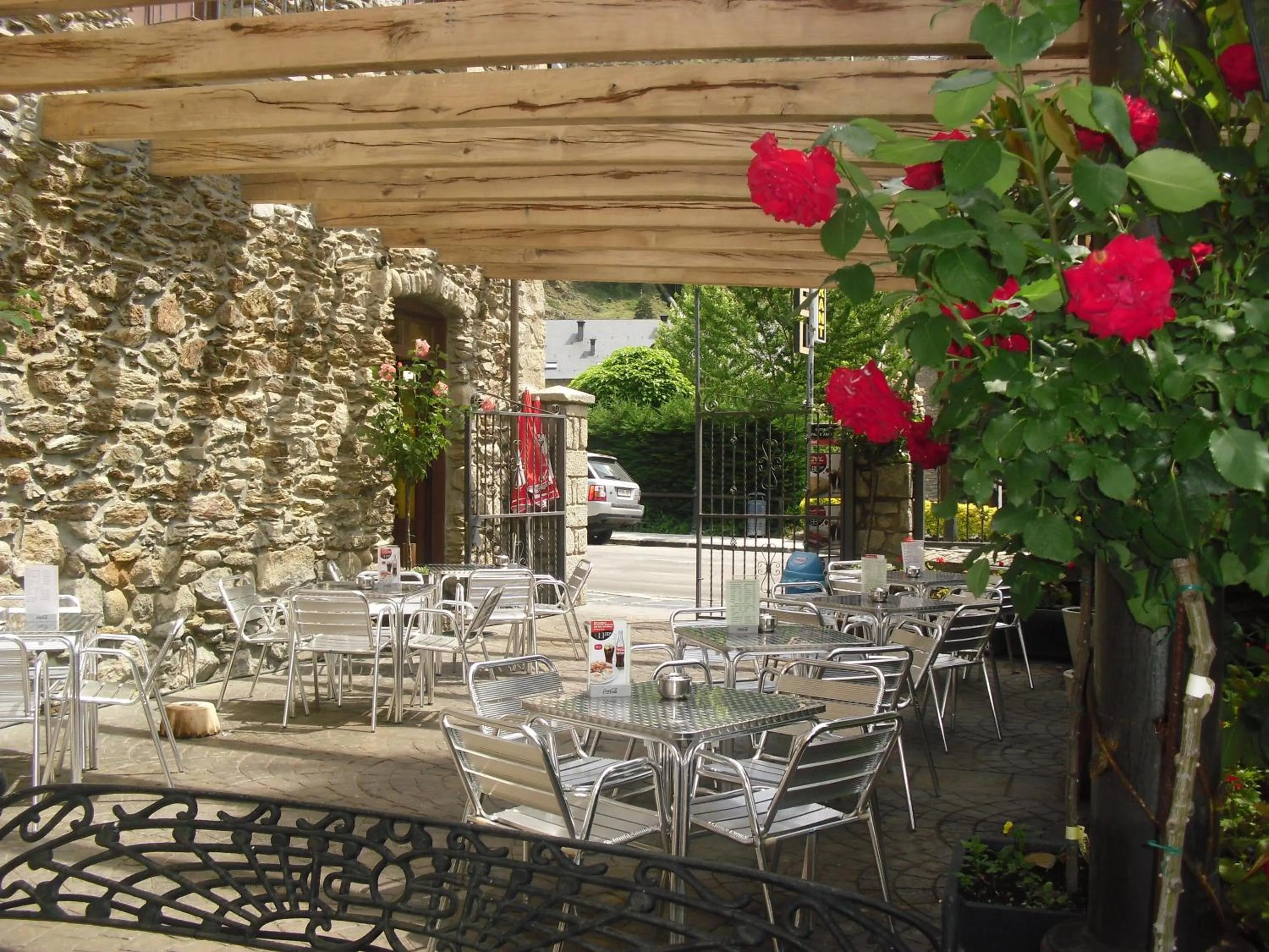 Balcony/Terrace in Hostal Vall D'Aneu by Arcas & Sambola