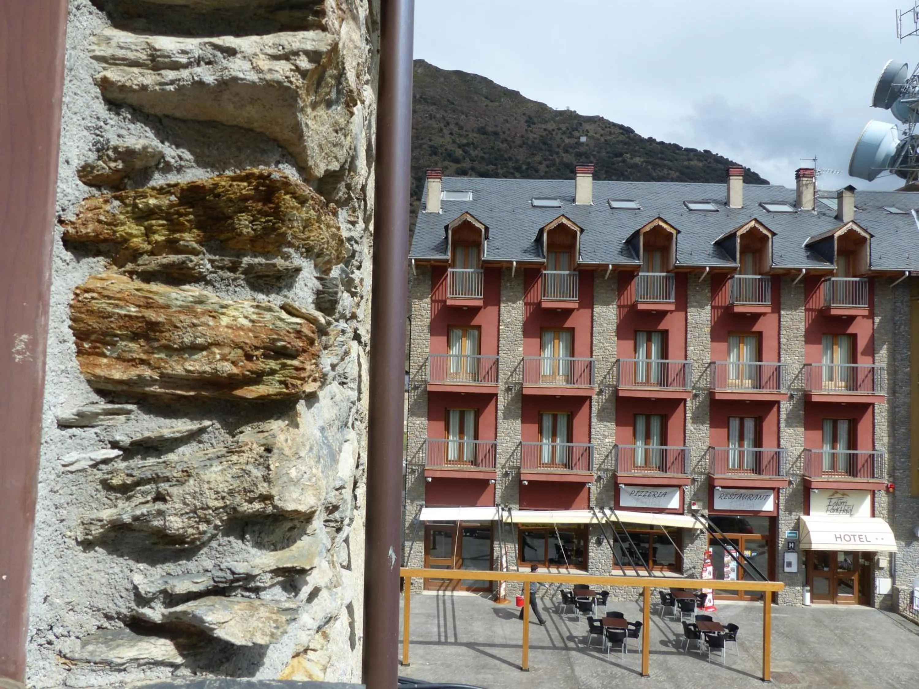 Balcony/Terrace in Hostal Vall D'Aneu by Arcas & Sambola
