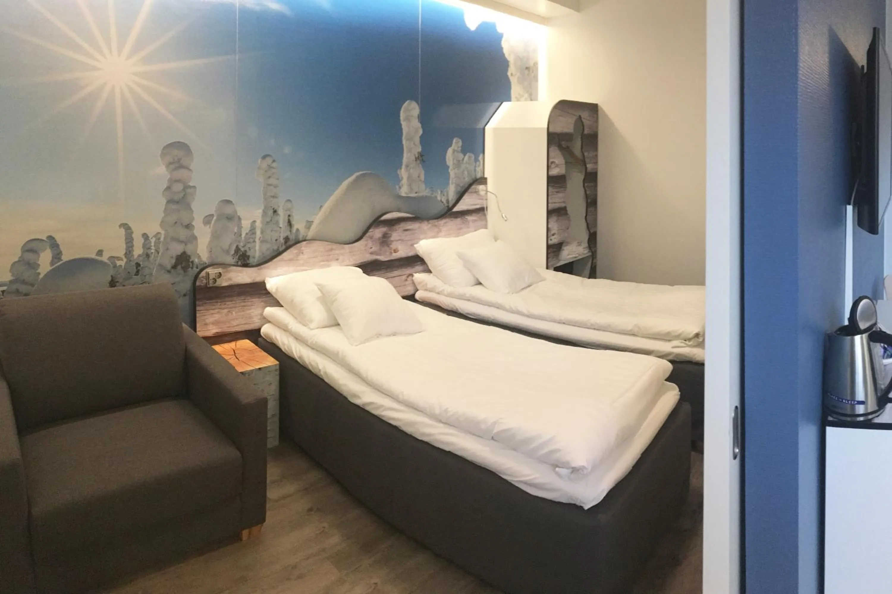 Bed in Hotelli Uninen Loviisa