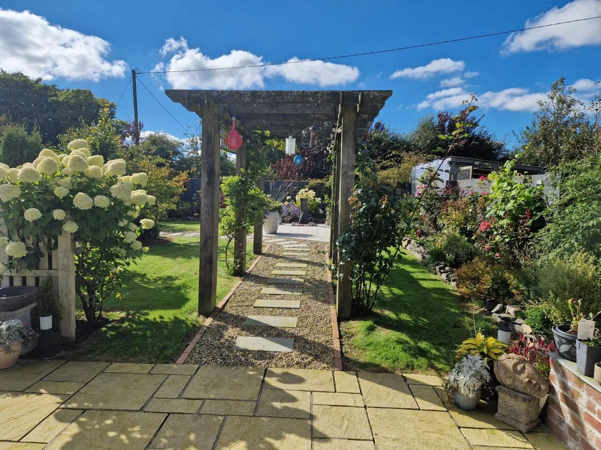 Garden in Luachra Lodge