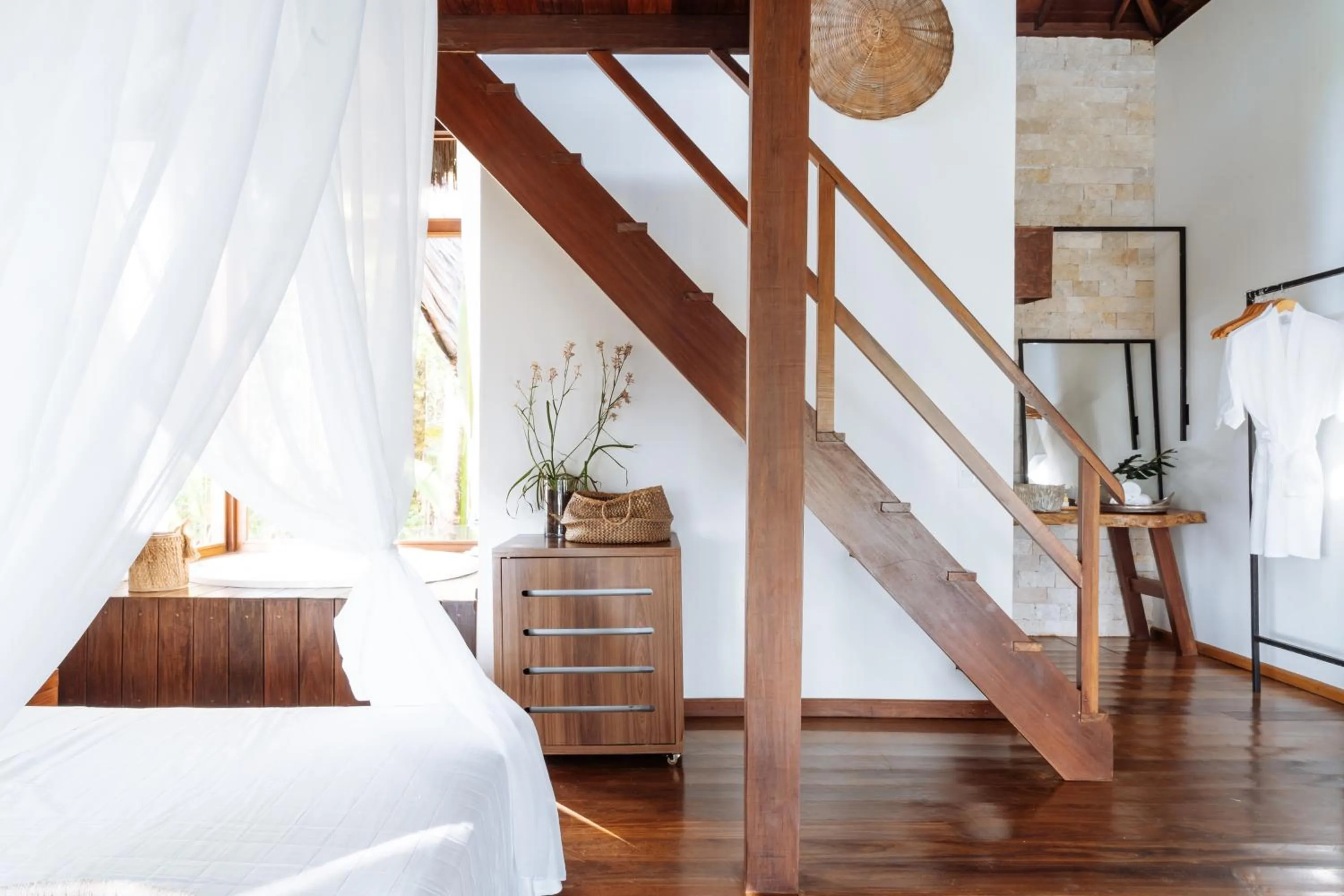 Bed in Vila Dos Orixás Boutique Hotel