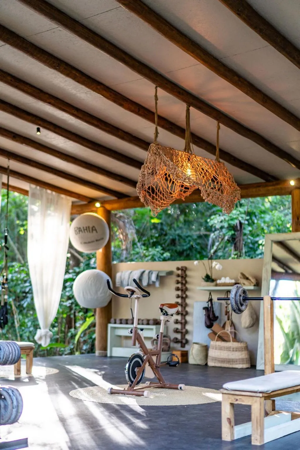 Fitness centre/facilities in Vila Dos Orixás Boutique Hotel