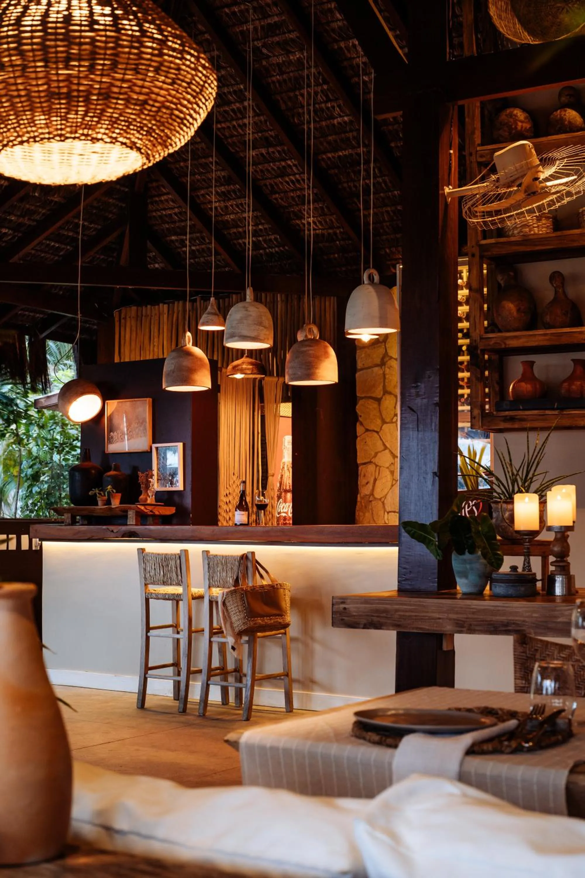 Restaurant/places to eat in Vila Dos Orixás Boutique Hotel