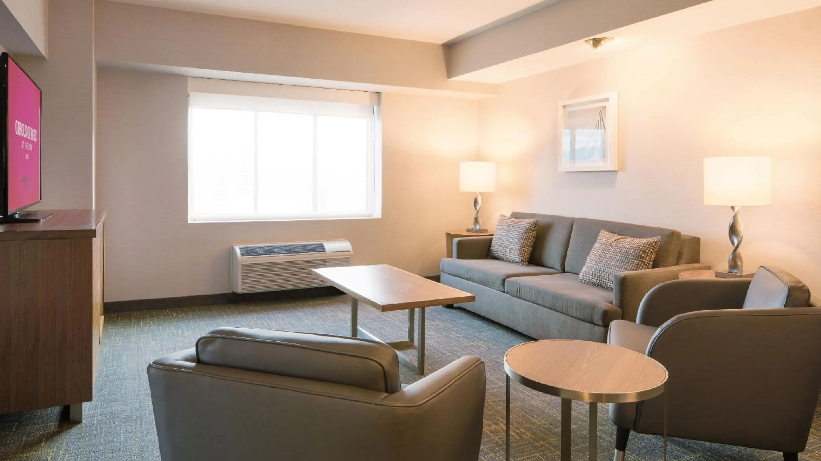 Living room in Circus Circus Reno Hotel Casino at THE ROW