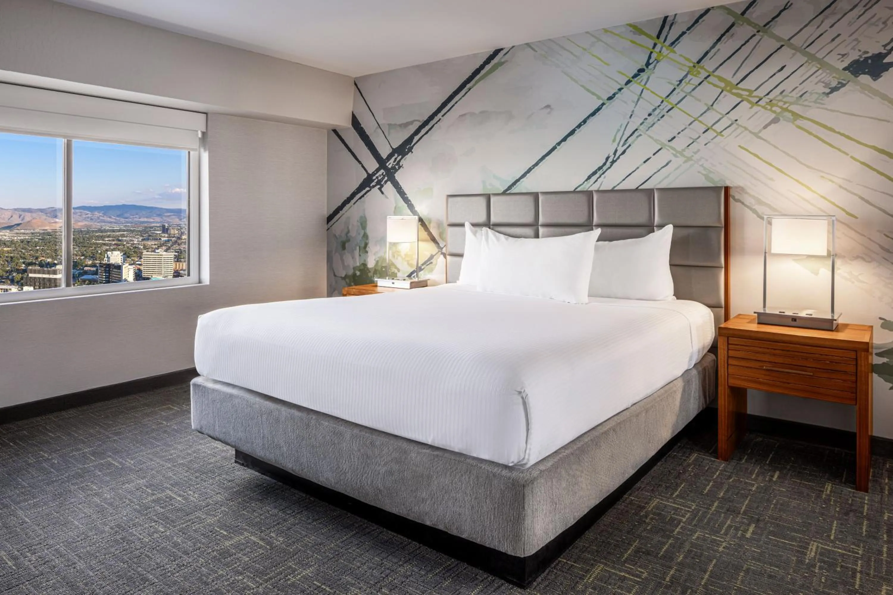 Bed in Circus Circus Reno Hotel Casino at THE ROW