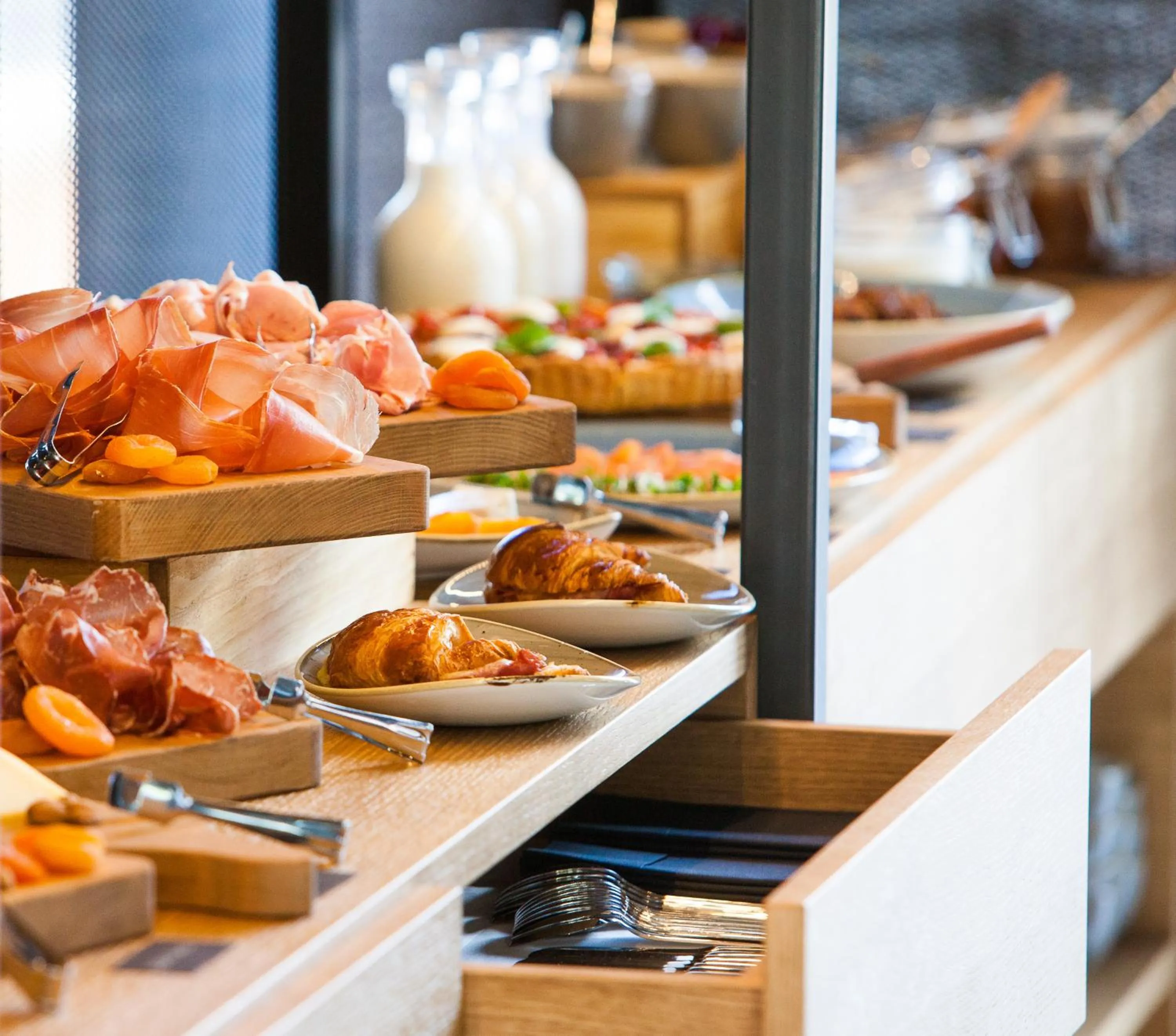 Food and drinks in One Suite Hotel