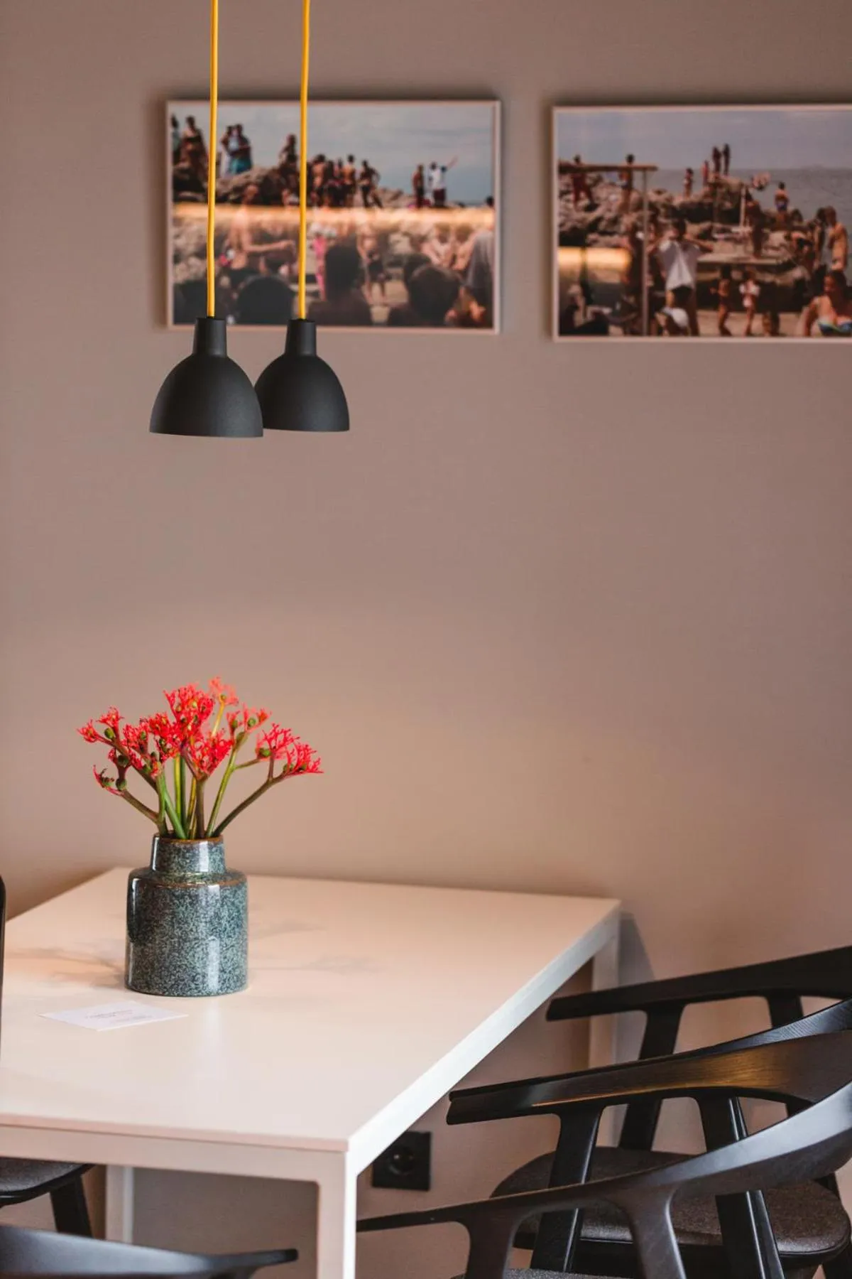 Dining area in One Suite Hotel