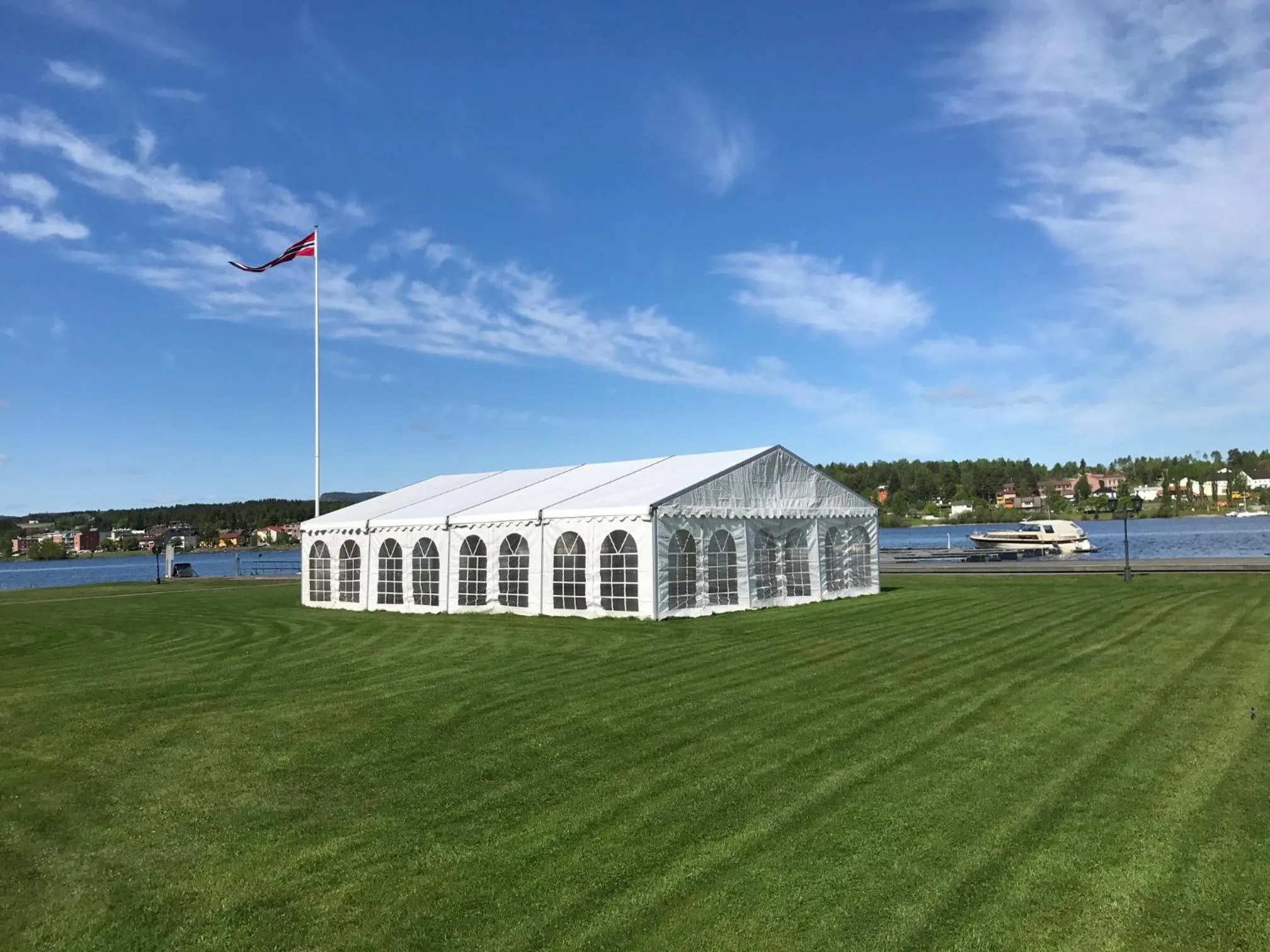 Patio in Tyrifjord Hotell
