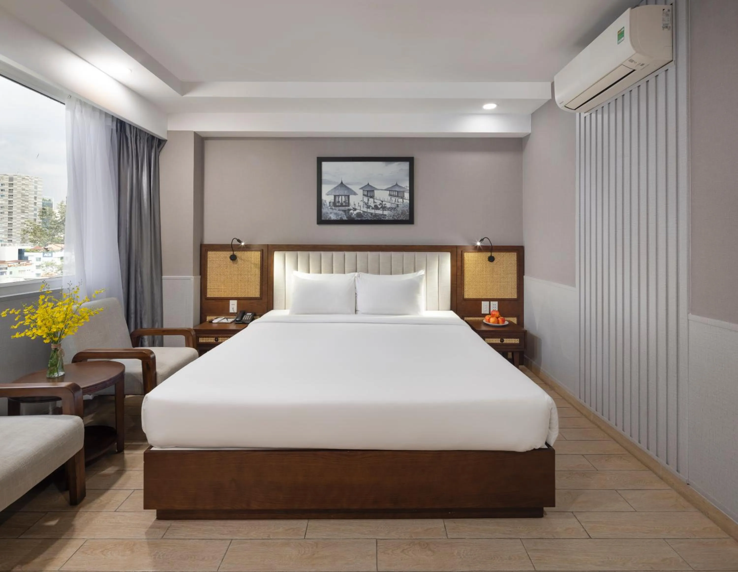 Bed in Sen Viet Hotel