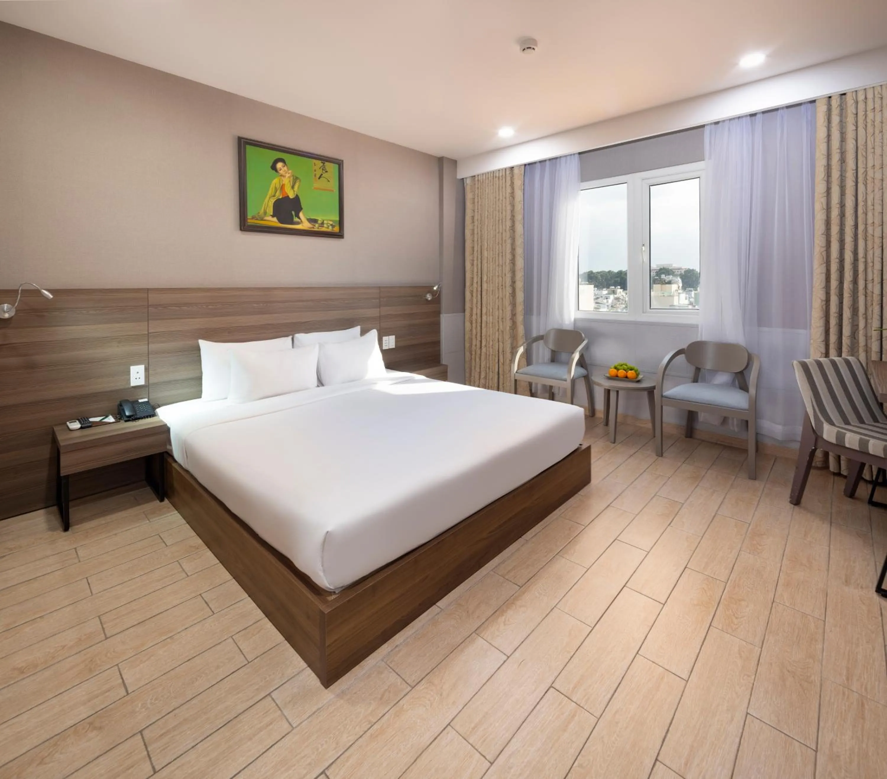 Photo of the whole room, Bed in Sen Viet Hotel