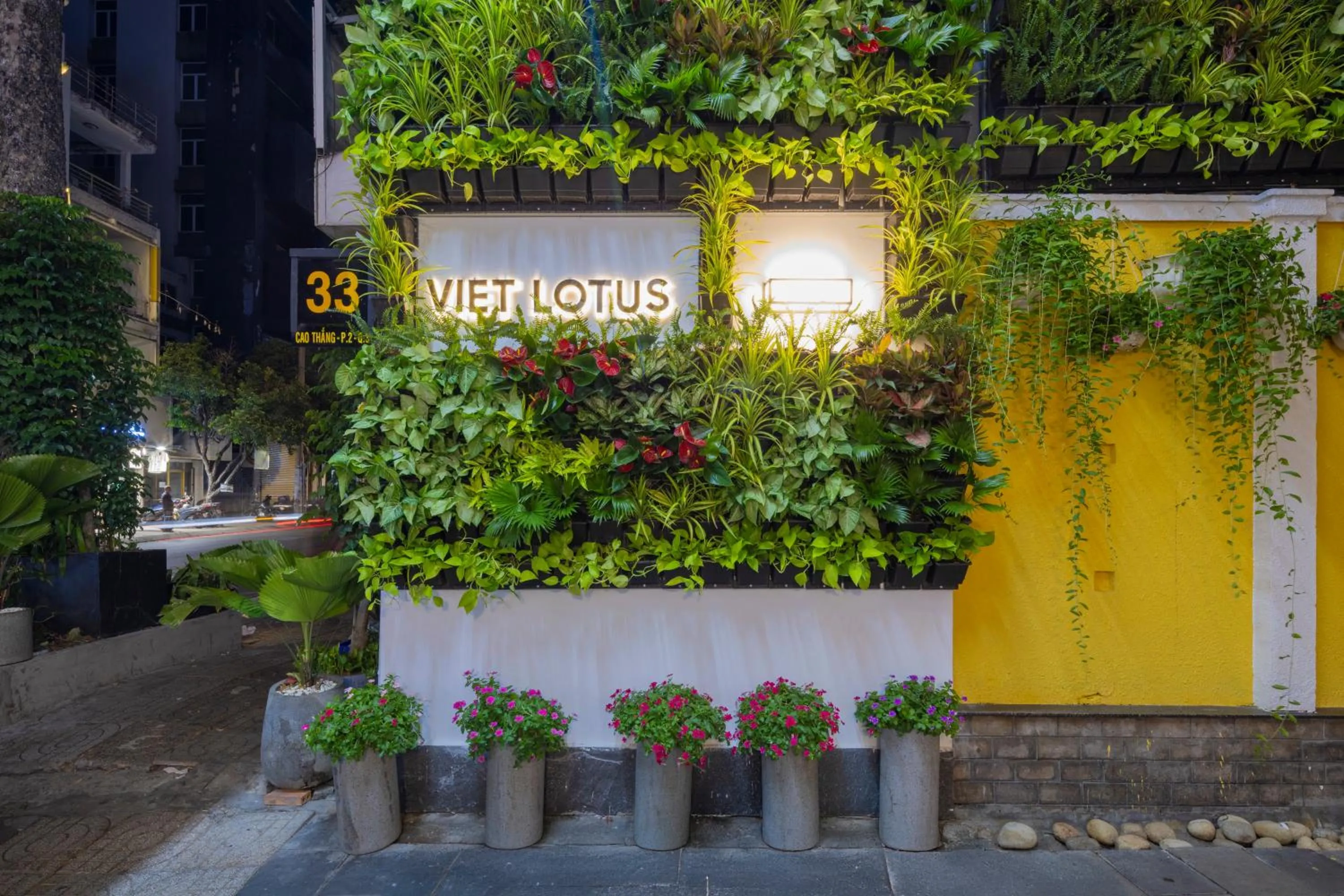 Facade/entrance in Viet Lotus Saigon Hotel