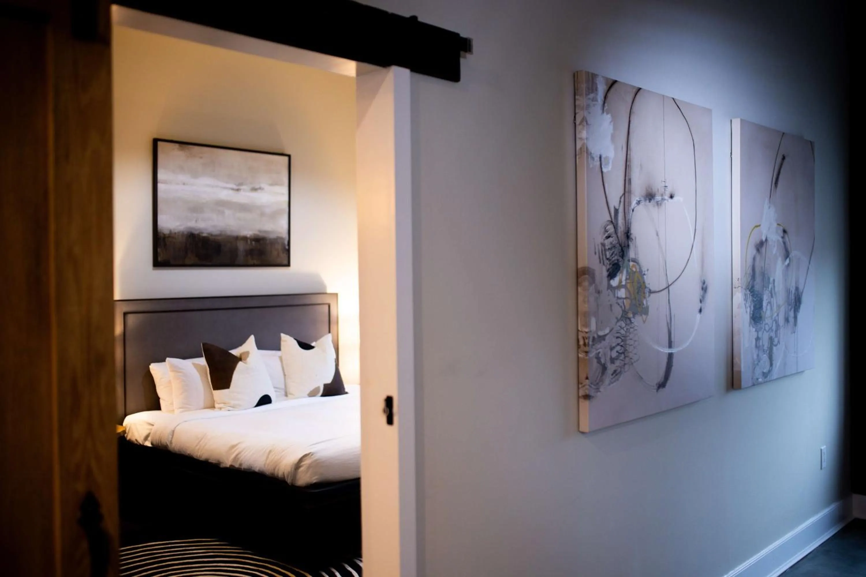 Bed in Watt Hotel Tapestry Collection by Hilton