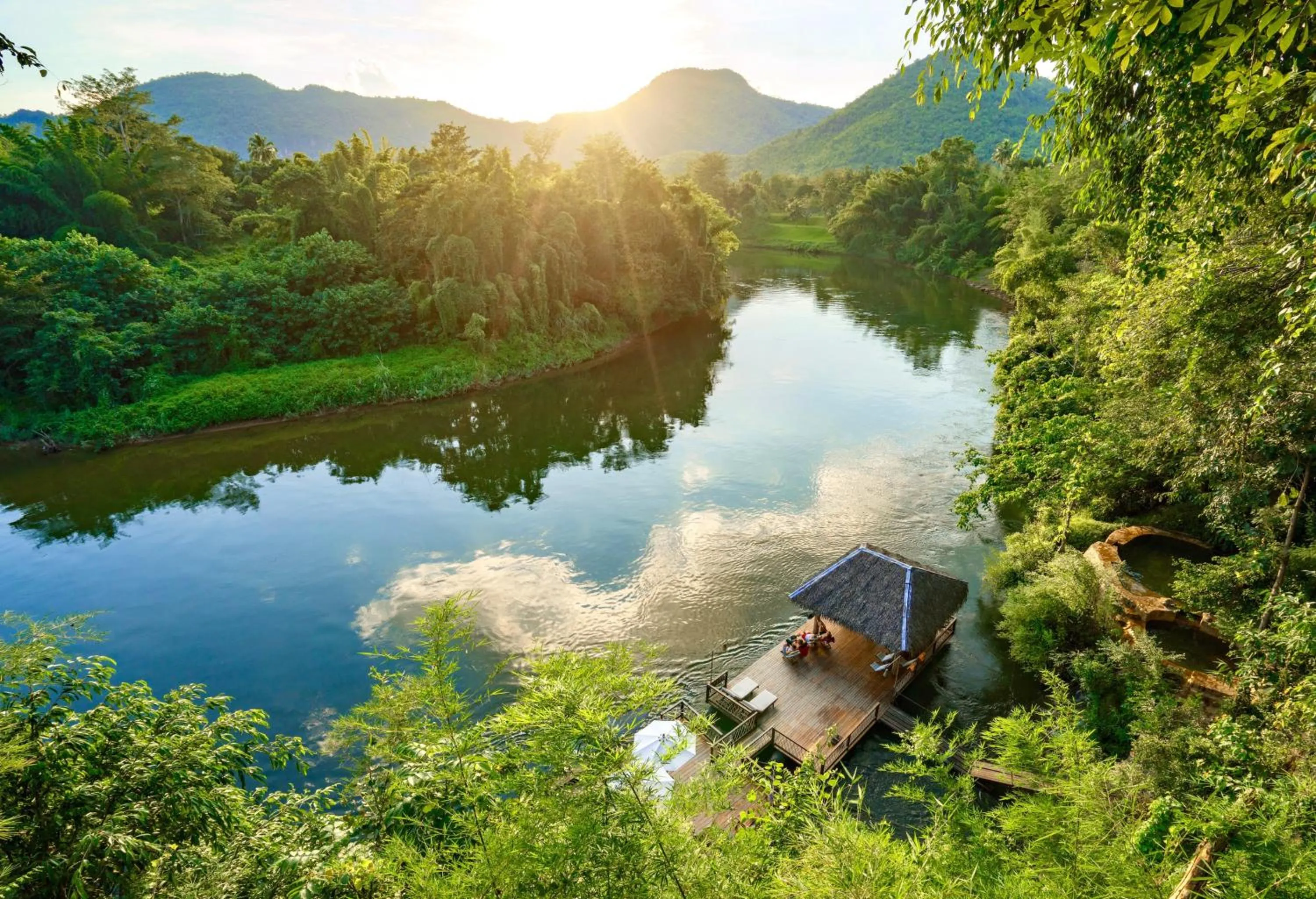 Natural landscape in Hintok River Camp