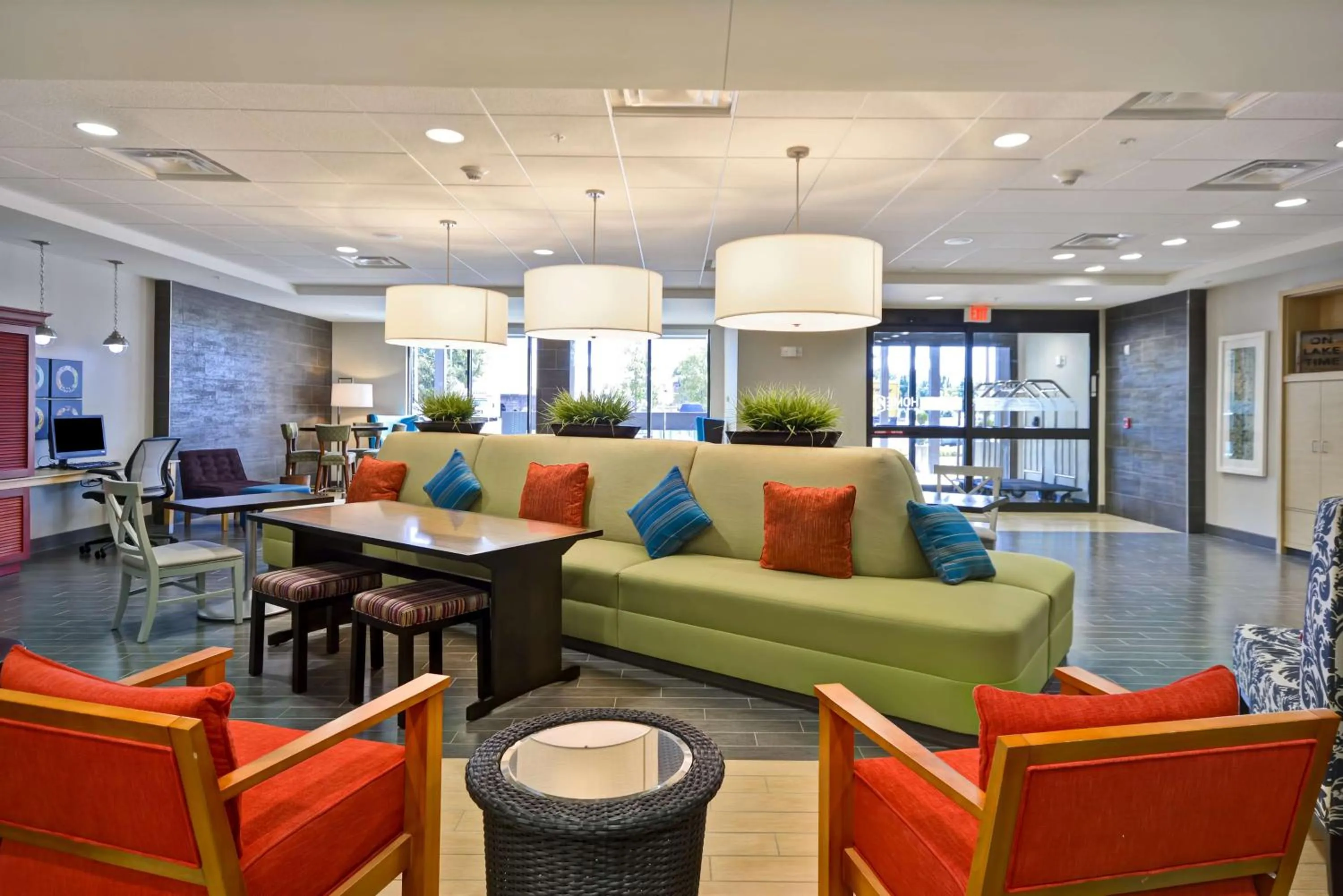 Lobby or reception in Home2 Suites By Hilton Decatur Ingalls Harbor