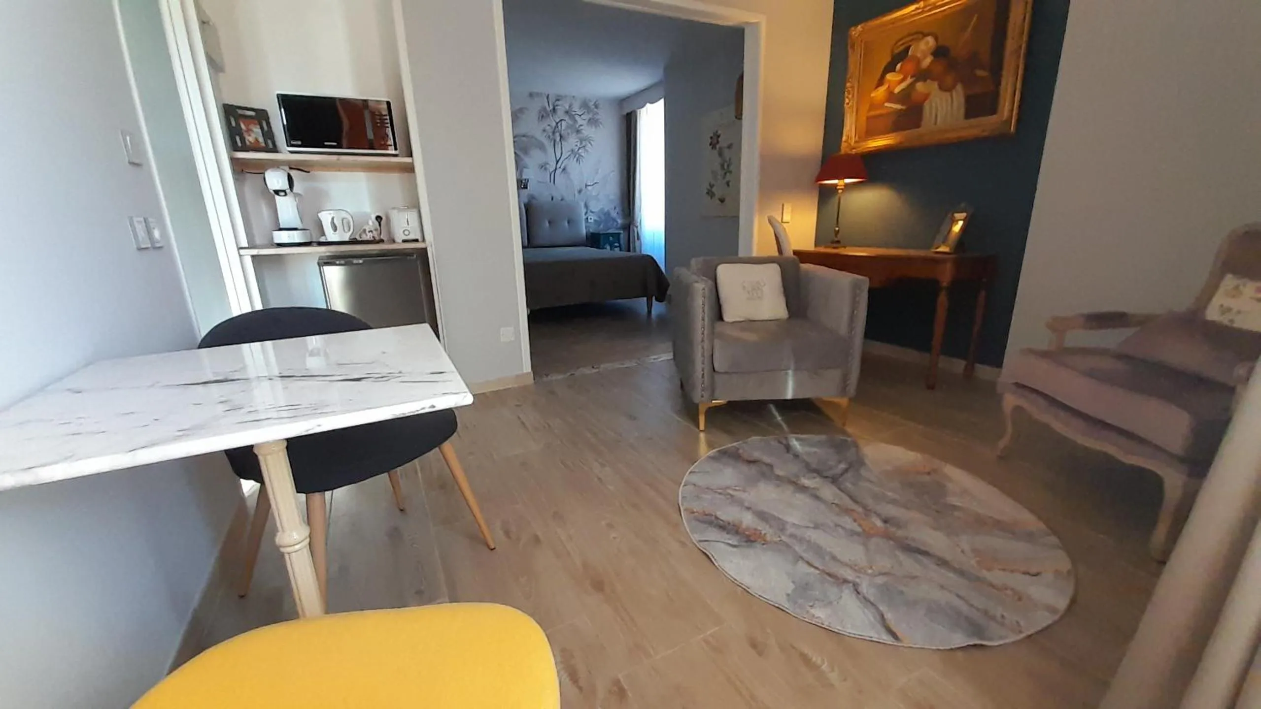 Bed in B&B Manoir de la Fabrègues