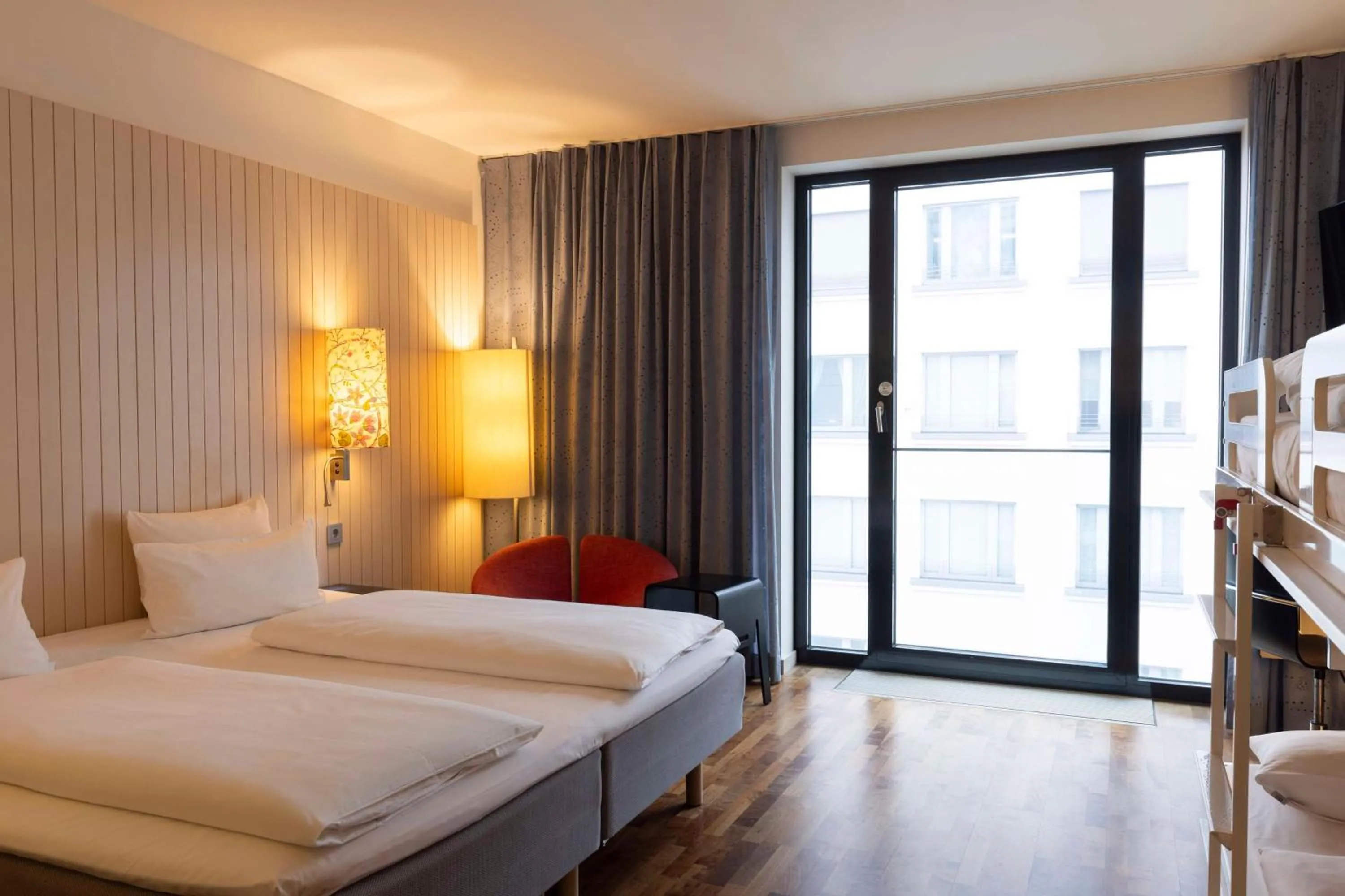 Bedroom, Bed in Scandic Berlin Potsdamer Platz