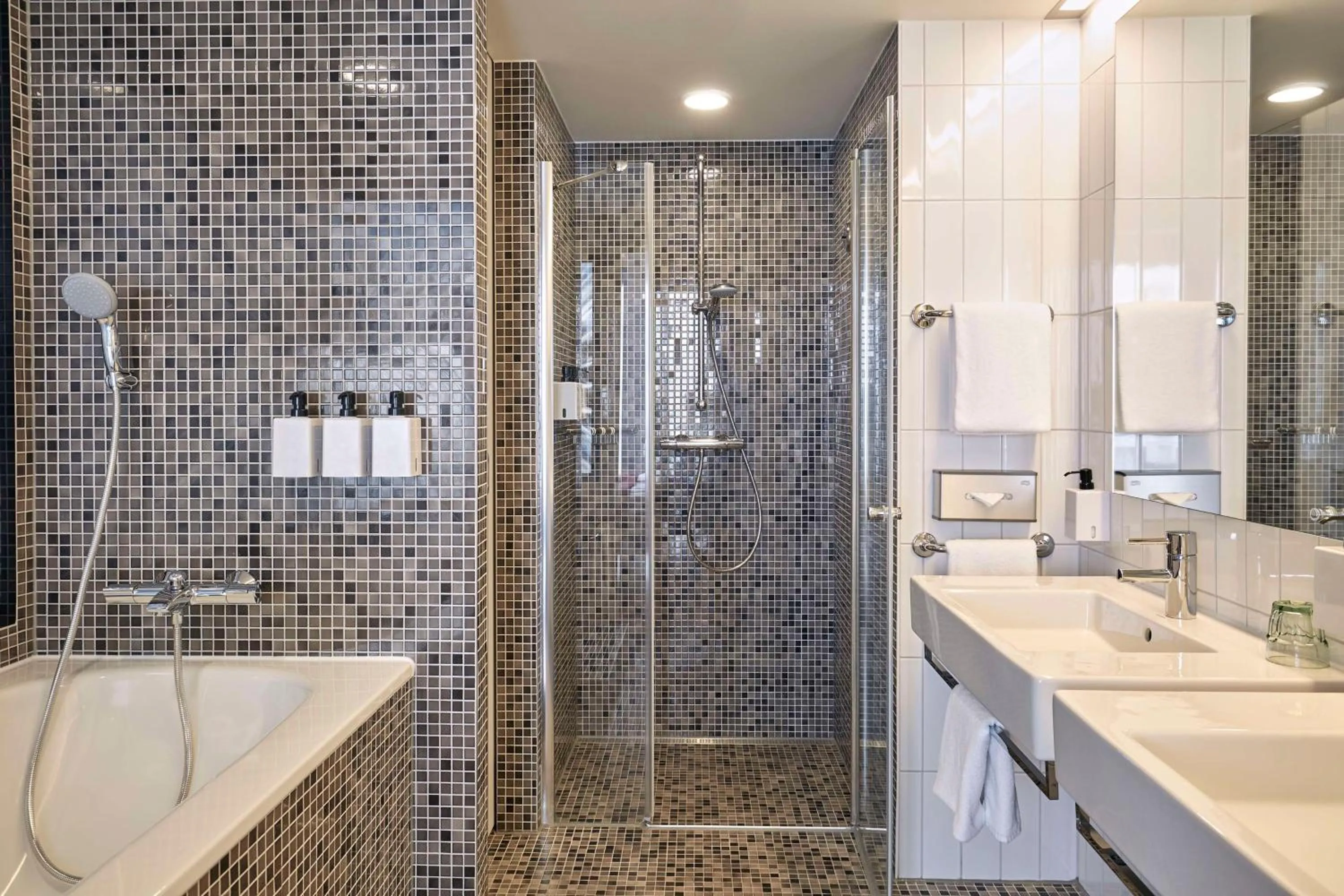 Bathroom in Scandic Berlin Potsdamer Platz