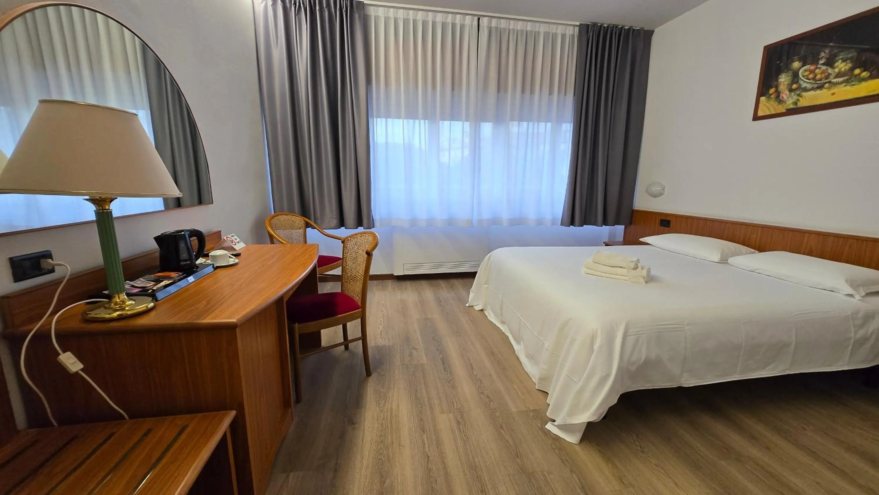 Bed in Hotel Cristallo