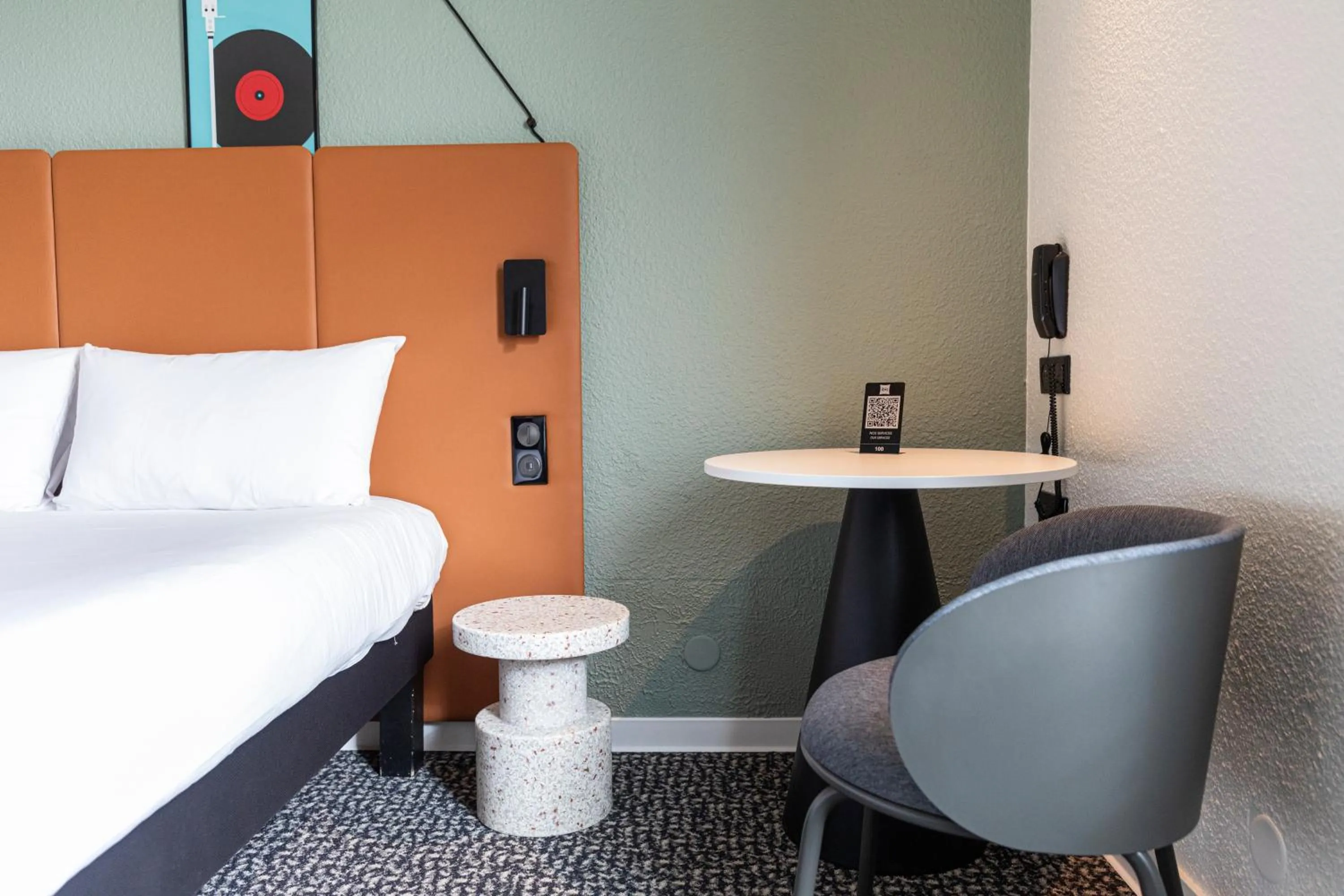 Bedroom, Bed in ibis Granville Port De Plaisance