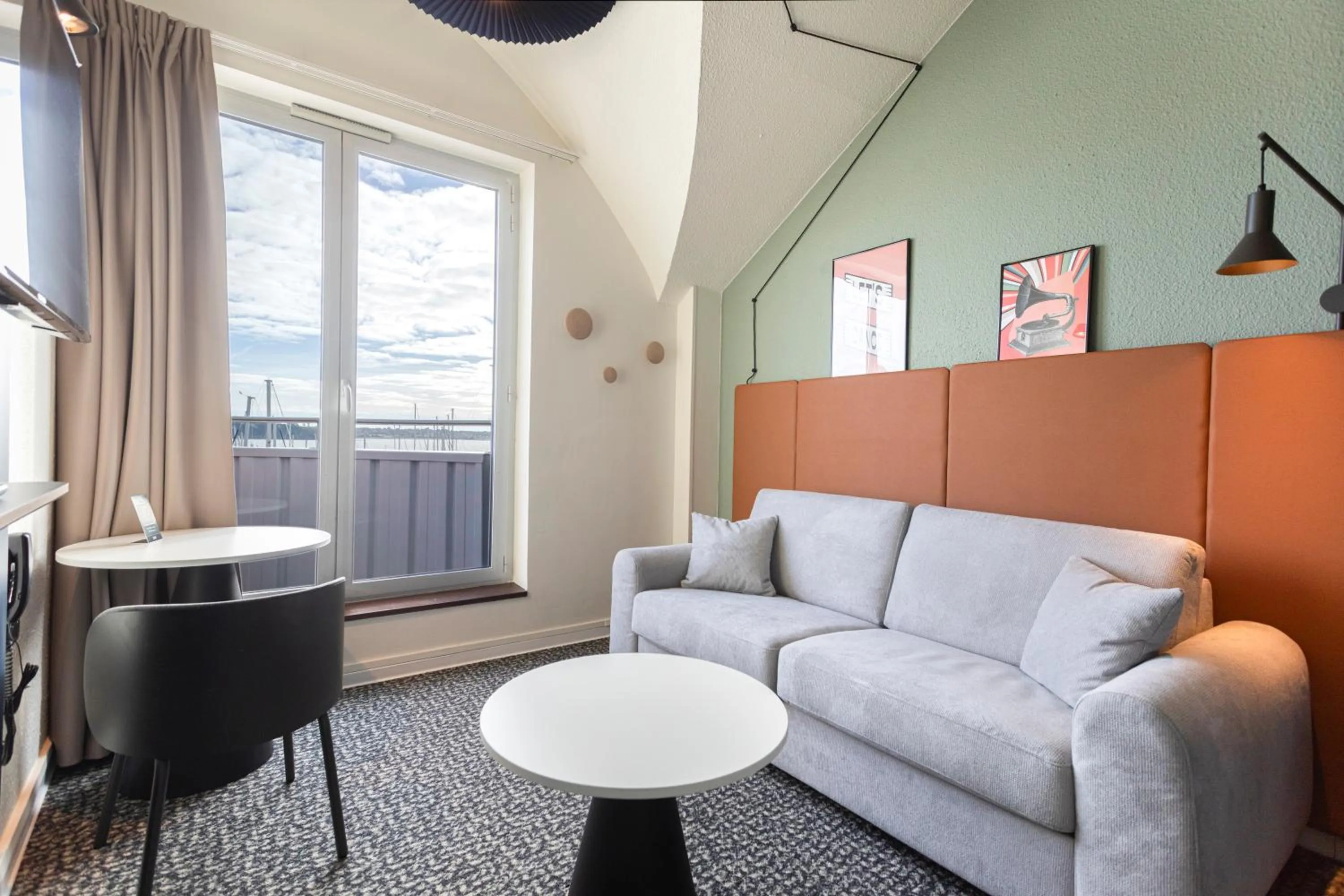 Living room in ibis Granville Port De Plaisance