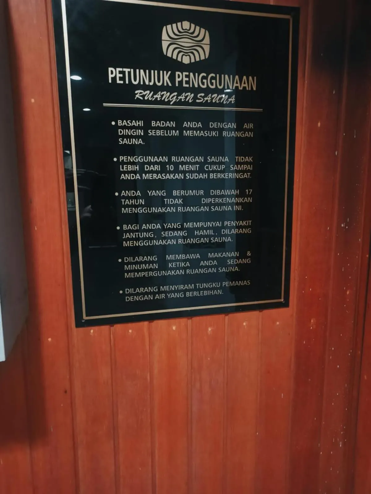 Sauna in Horison Ultima Bandung