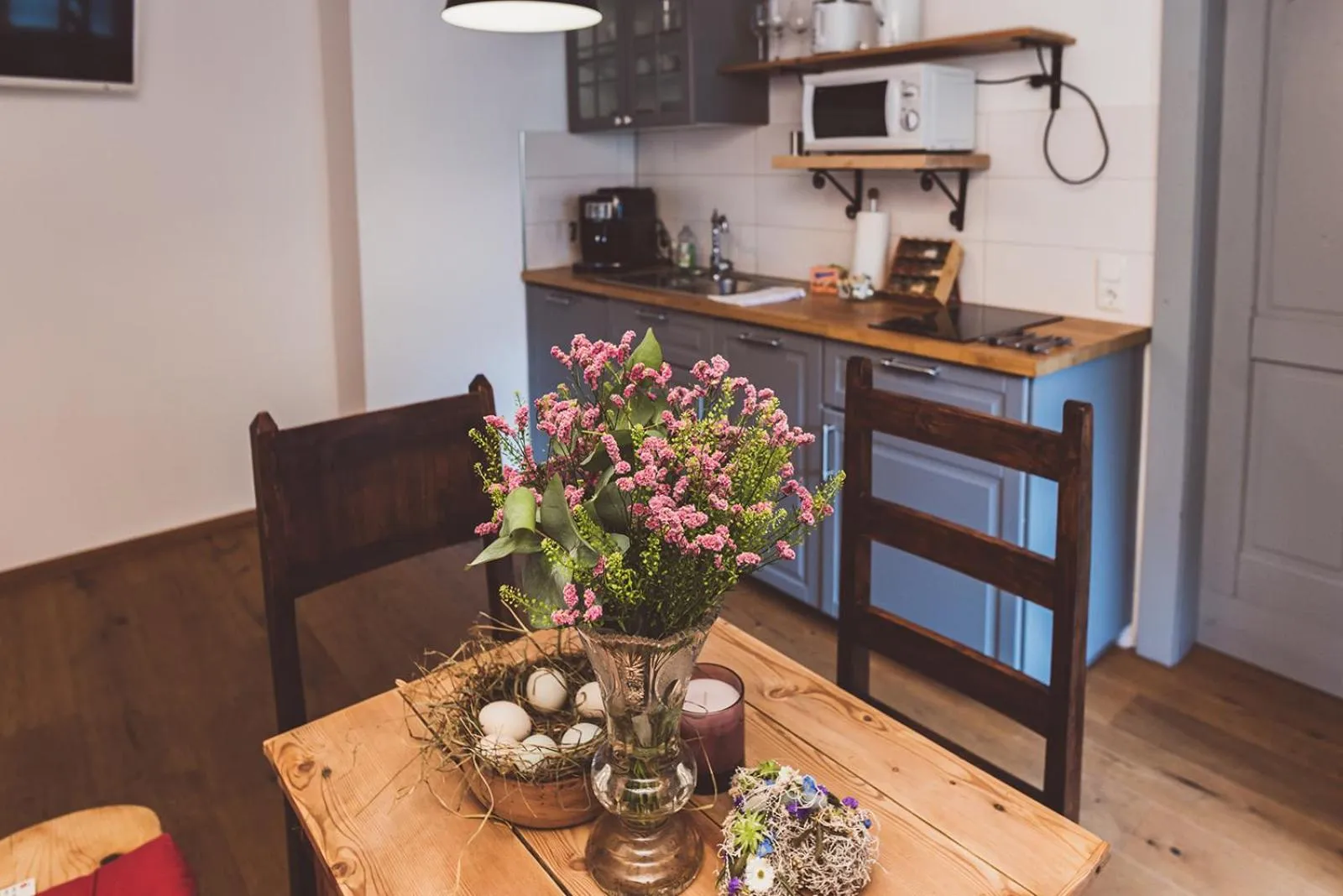Dining area in Chalet am Sonnenhang