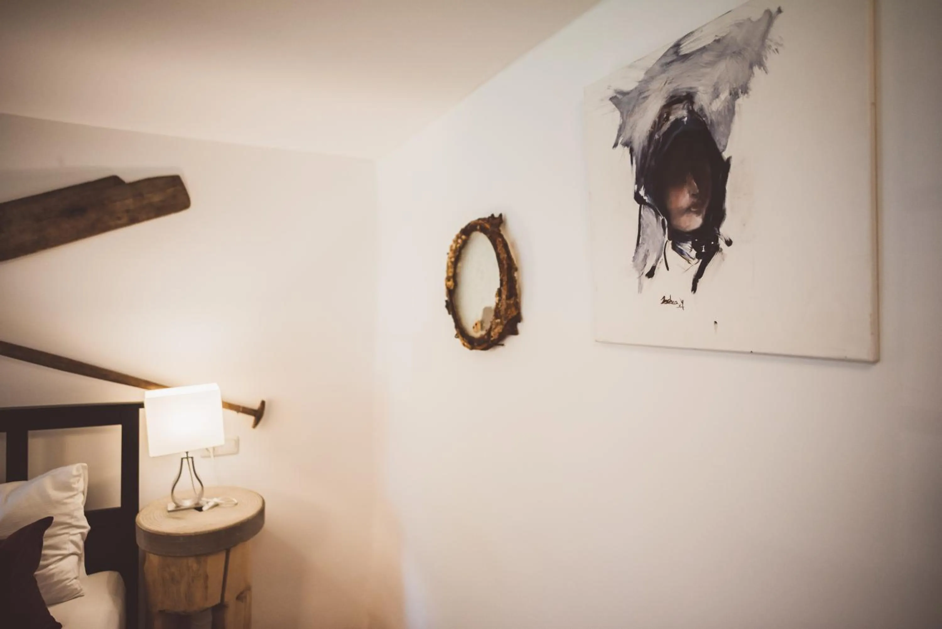 Decorative detail, Bed in Chalet am Sonnenhang
