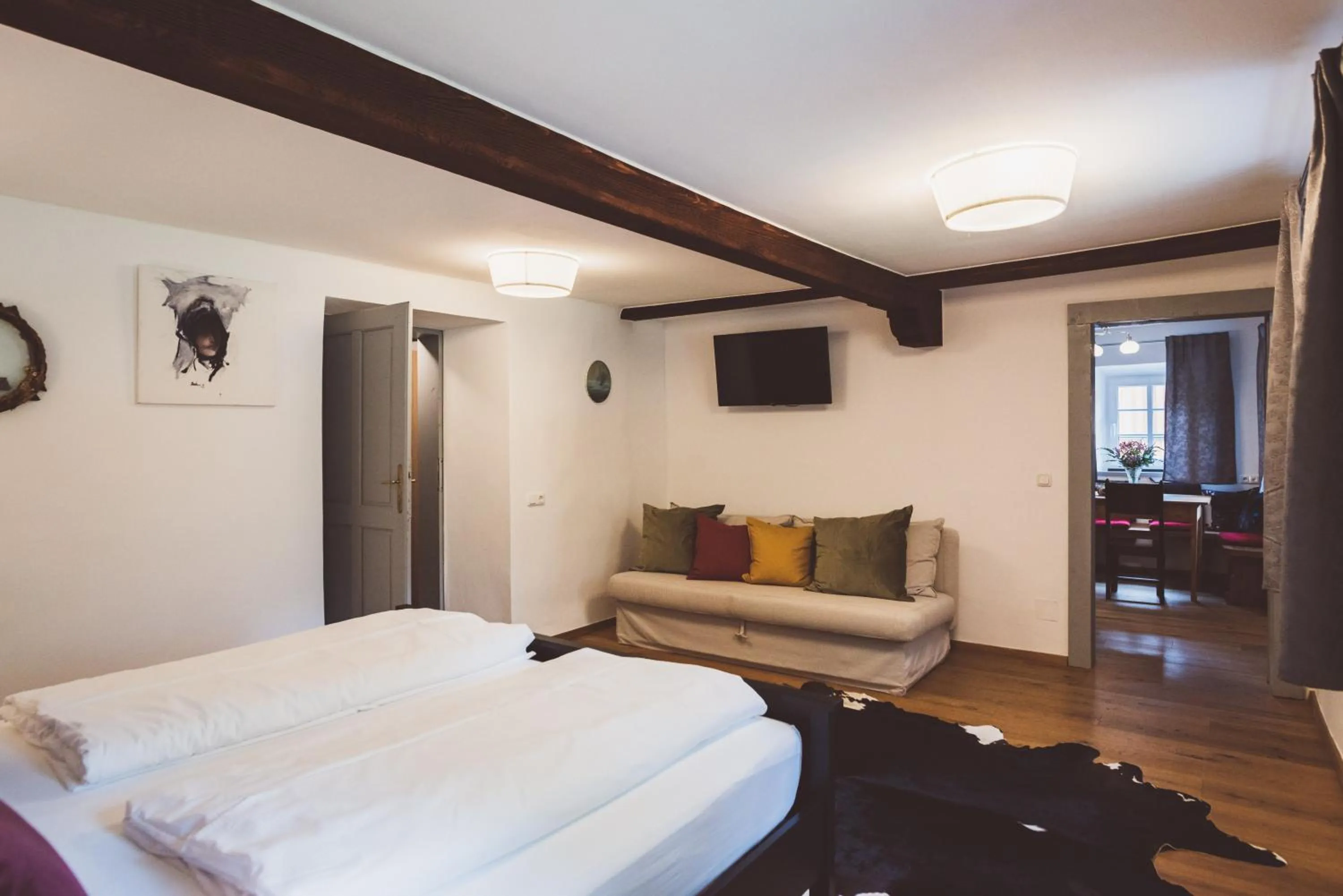 TV and multimedia, Bed in Chalet am Sonnenhang