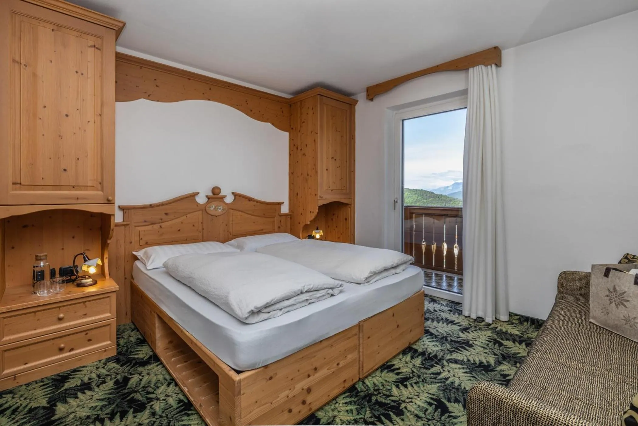 Bedroom, Bed in Hotel Tirol- Natural Idyll