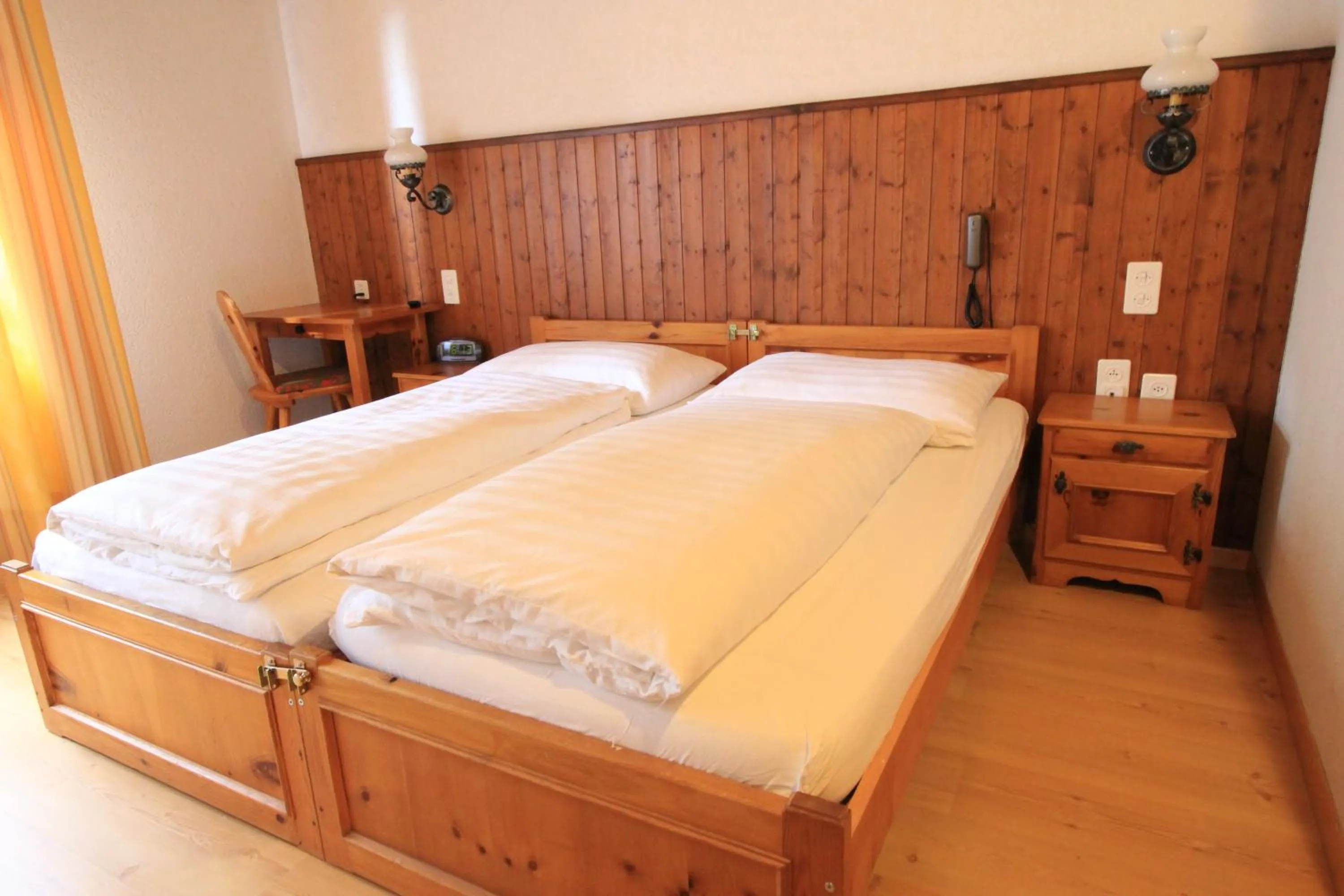 Photo of the whole room, Bed in Hotel Fiescherhof