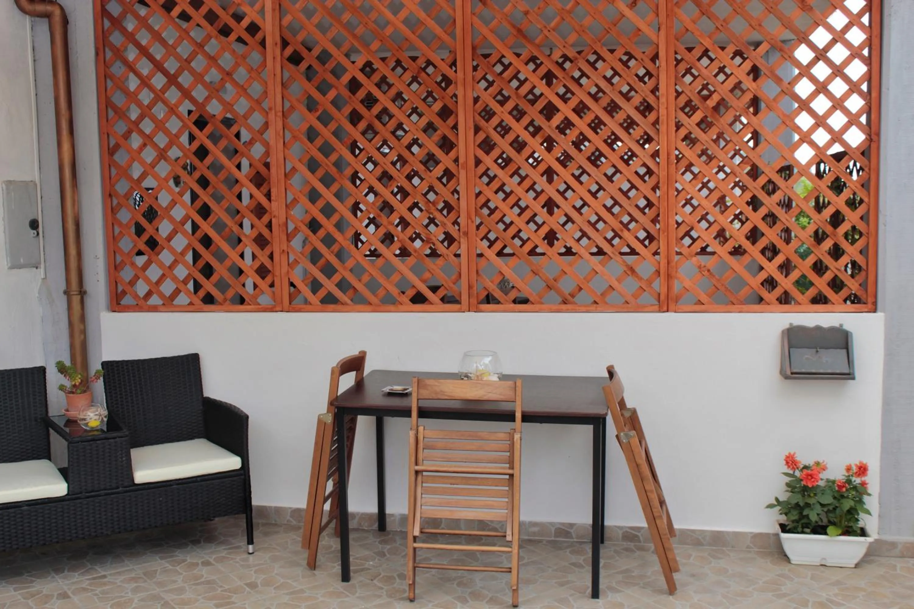 Patio in B&B Verzavò