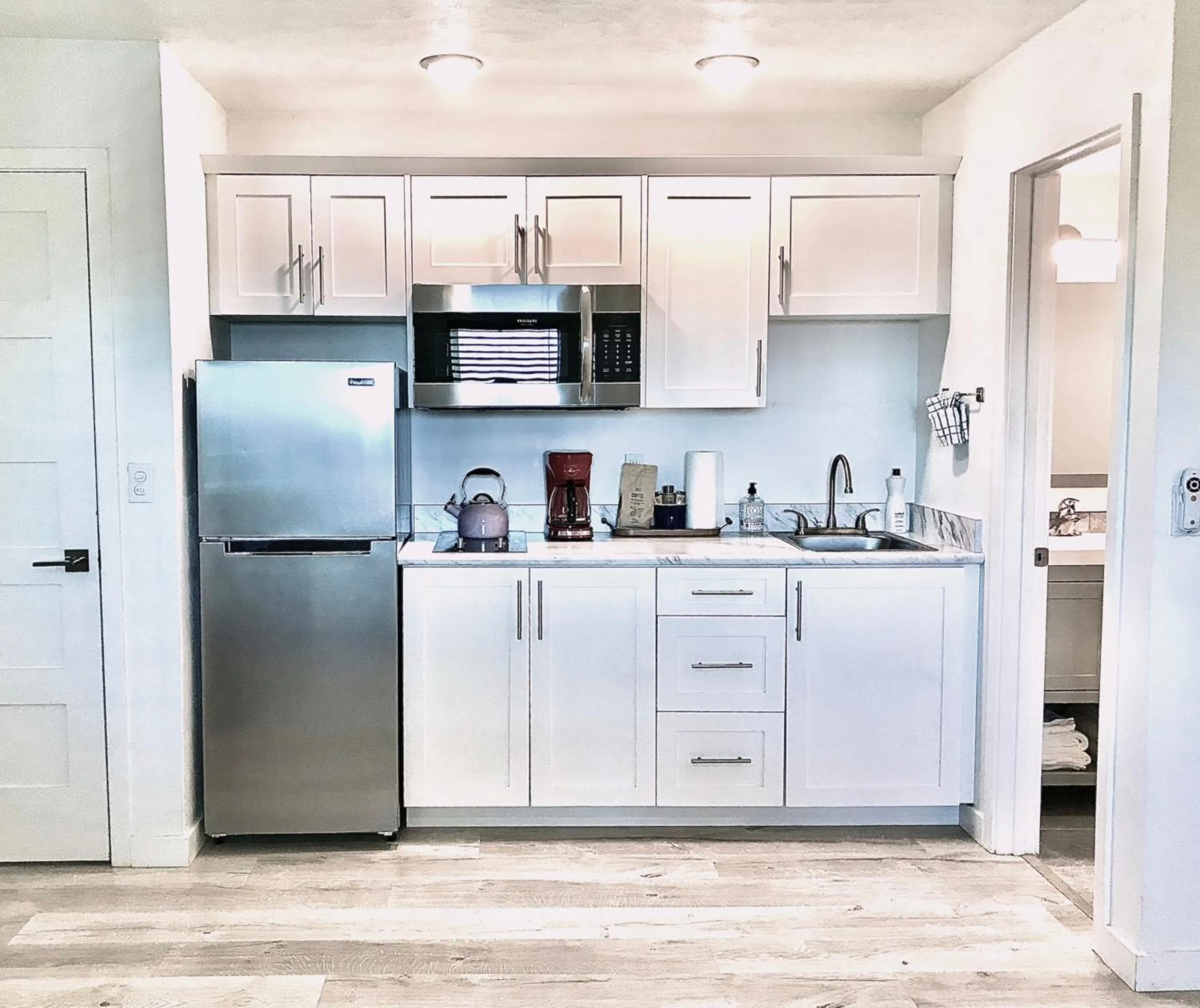 kitchen in Organic Beach Retreat