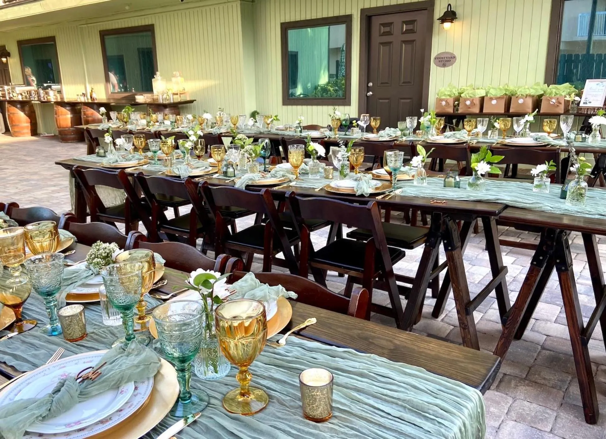 wedding in Organic Beach Retreat